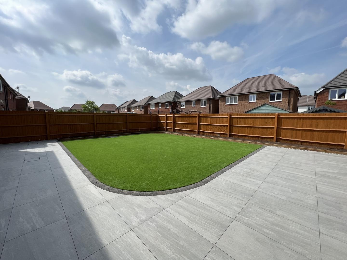 Dramatic garden lighting highlighting key features and creating a dramatic effect.