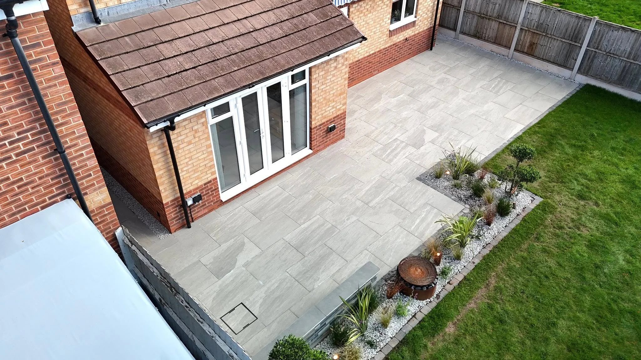 landscape after house reno staffordshire