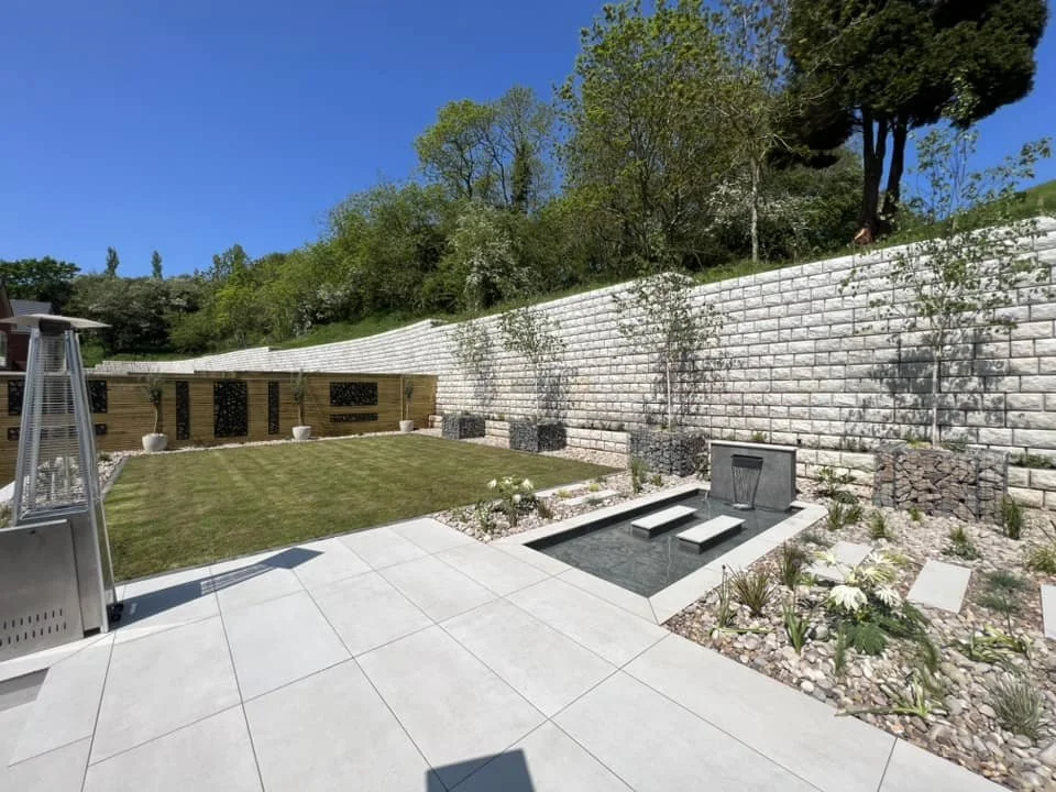 Sustainable garden design incorporating native plants and eco-friendly practices.