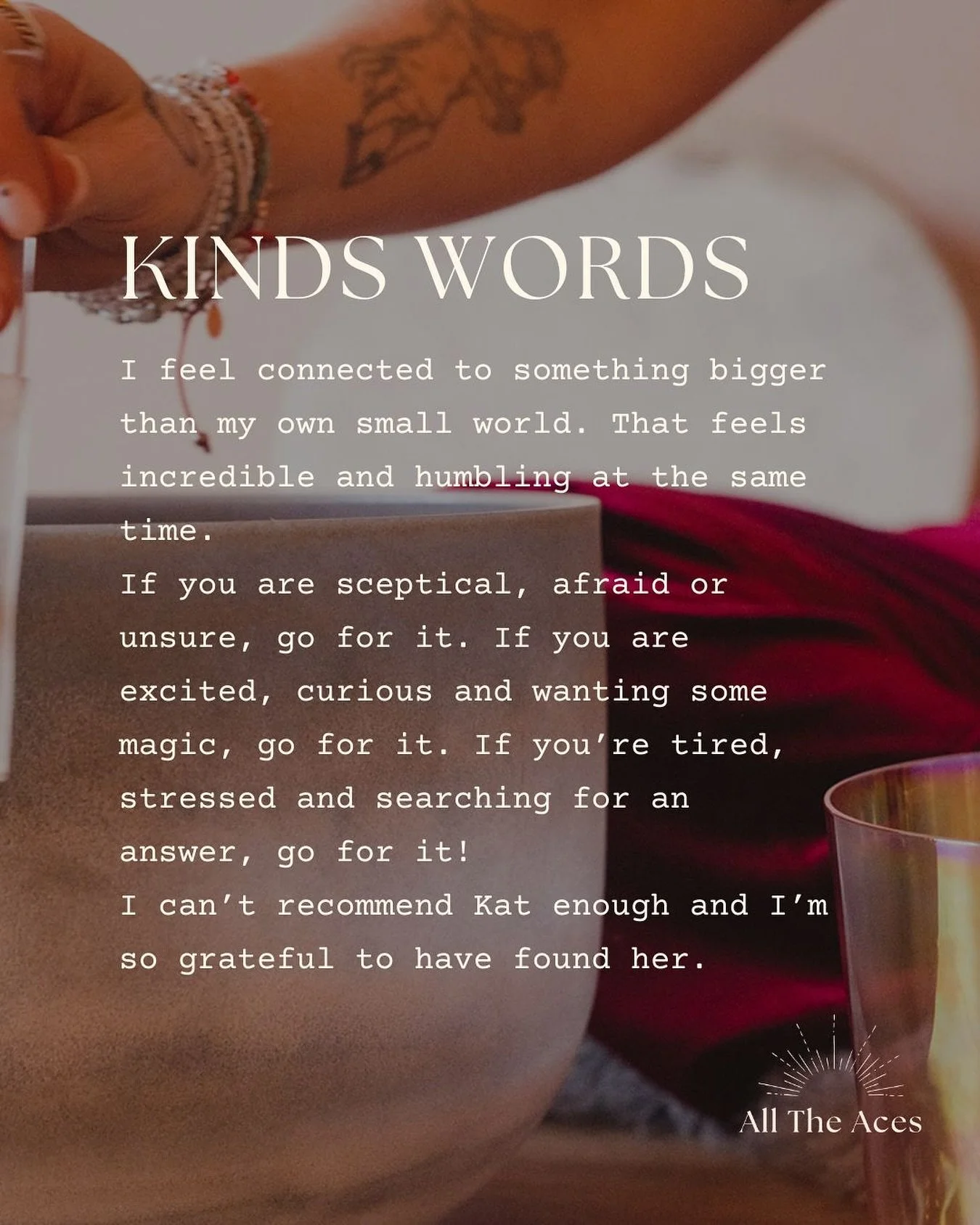 Soundbath stories x

#soundhealing #reikihealingenergy #reikipractitioner #chooseyou #turndownthenoise #alltheaces