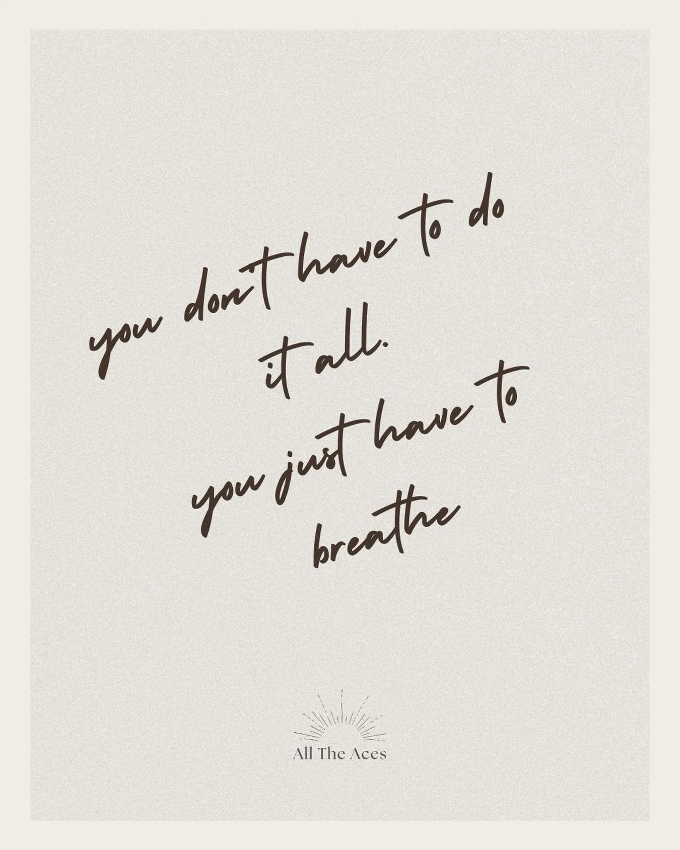 You don&rsquo;t have to carry it all today.

Let the breath be your anchor.

Let the stillness speak.

When life gets loud, come back to your inner rhythm &mdash; the quiet pulse beneath it all.

You are held. You are guided. Just breathe.

Let&rsquo