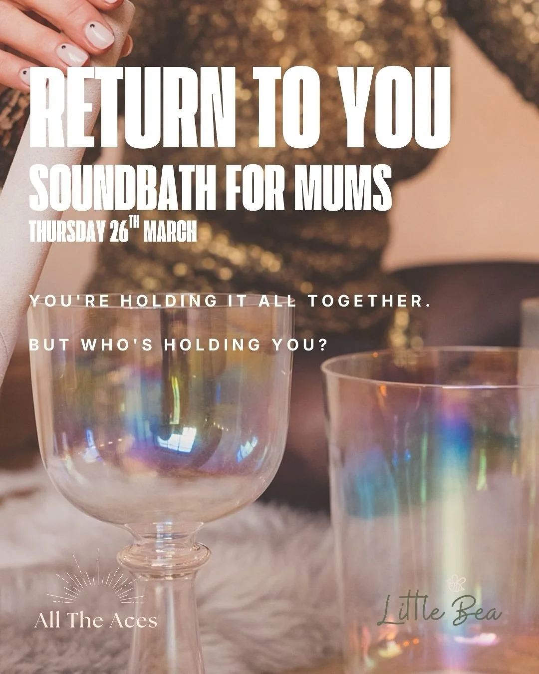 If you&rsquo;ve never tried a soundbath before, this is such a gorgeous place to start 💫

No idea what to expect? That&rsquo;s completely fine.

No experience needed. None. You literally just lie down, close your eyes, and let the sound do the work.