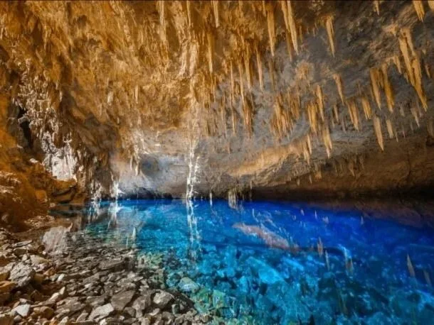 Gruta do Lago Azul e Balneário Municipal recebem certificação de segurança do Corpo de Bombeiros