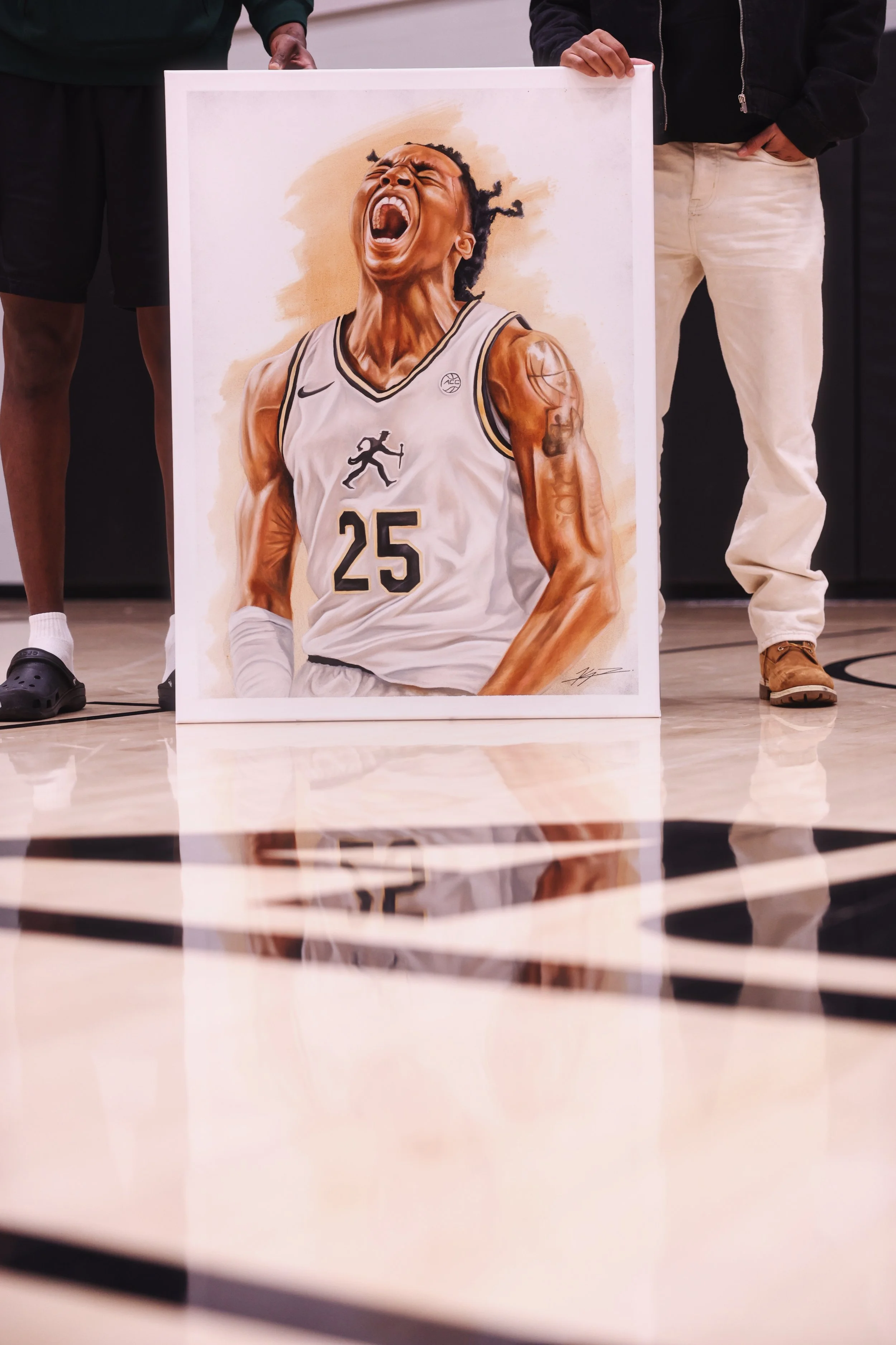 Patel, Kyan . Tre Spillers, 2025 
Oil on Canvas 30in. x 36in.