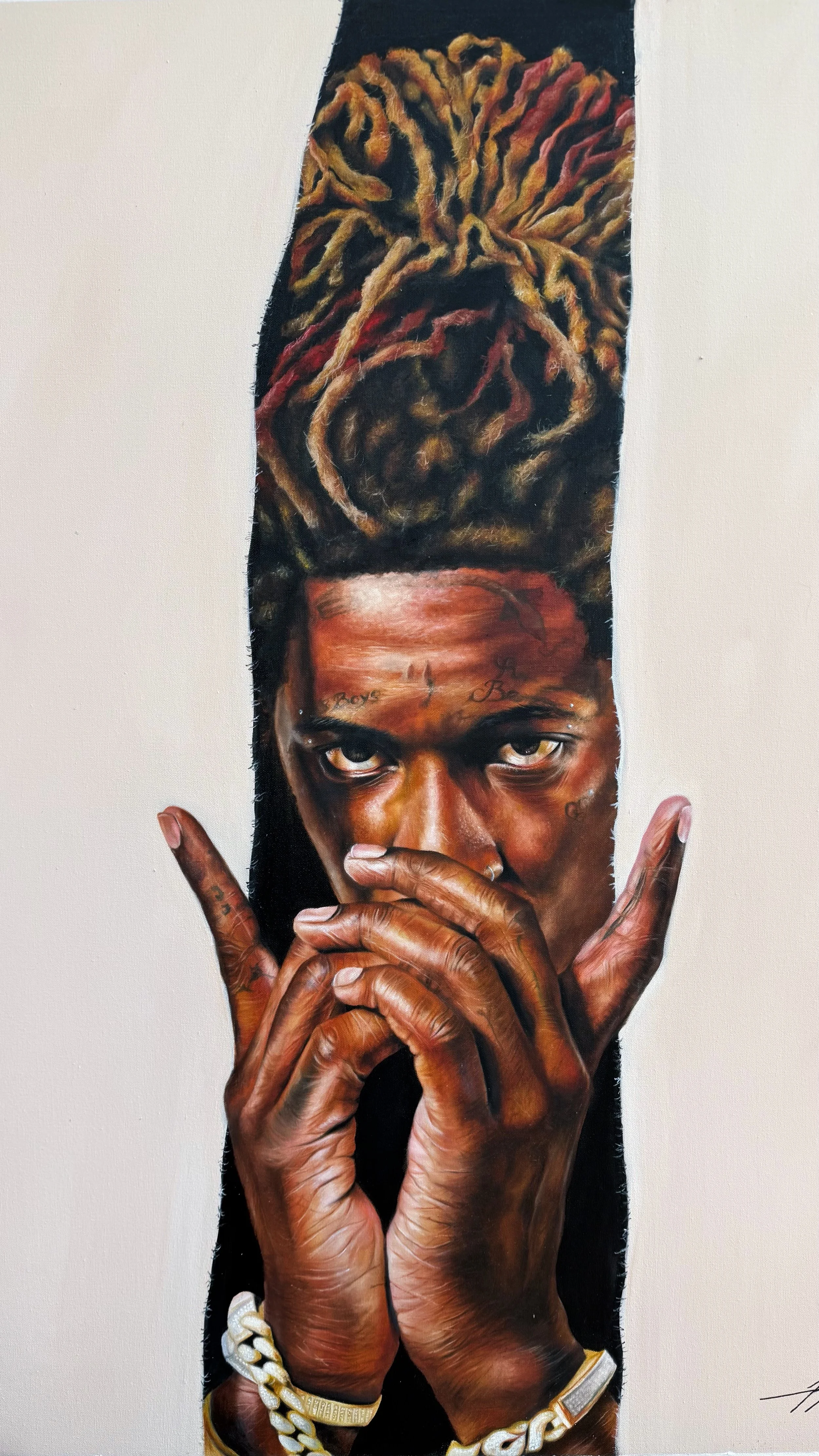 Patel, Kyan . Young Thug, 2026
Oil on Canvas 48in. x 36in.