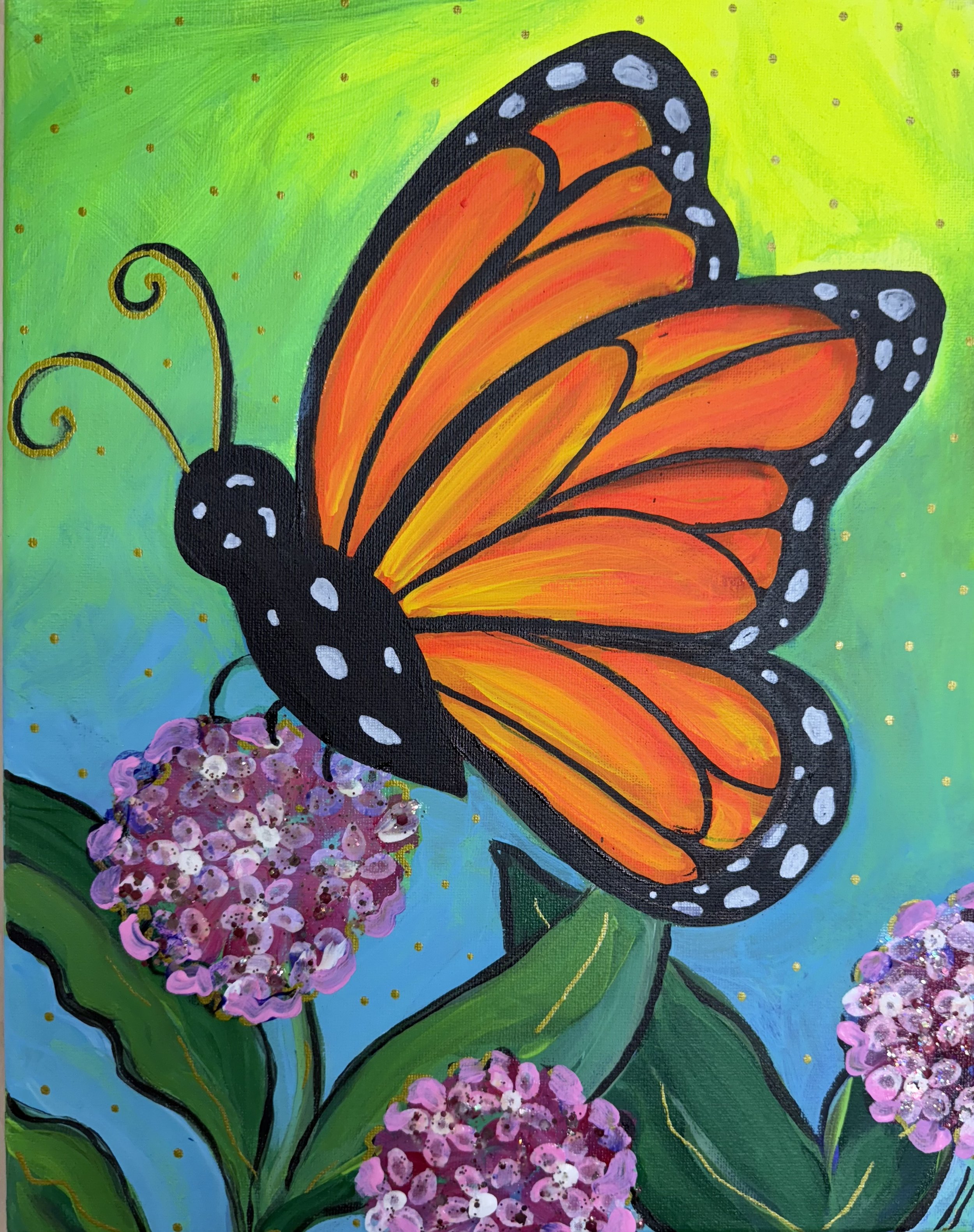 Pizza & Paint Night -Butterfly (Aug 21st)