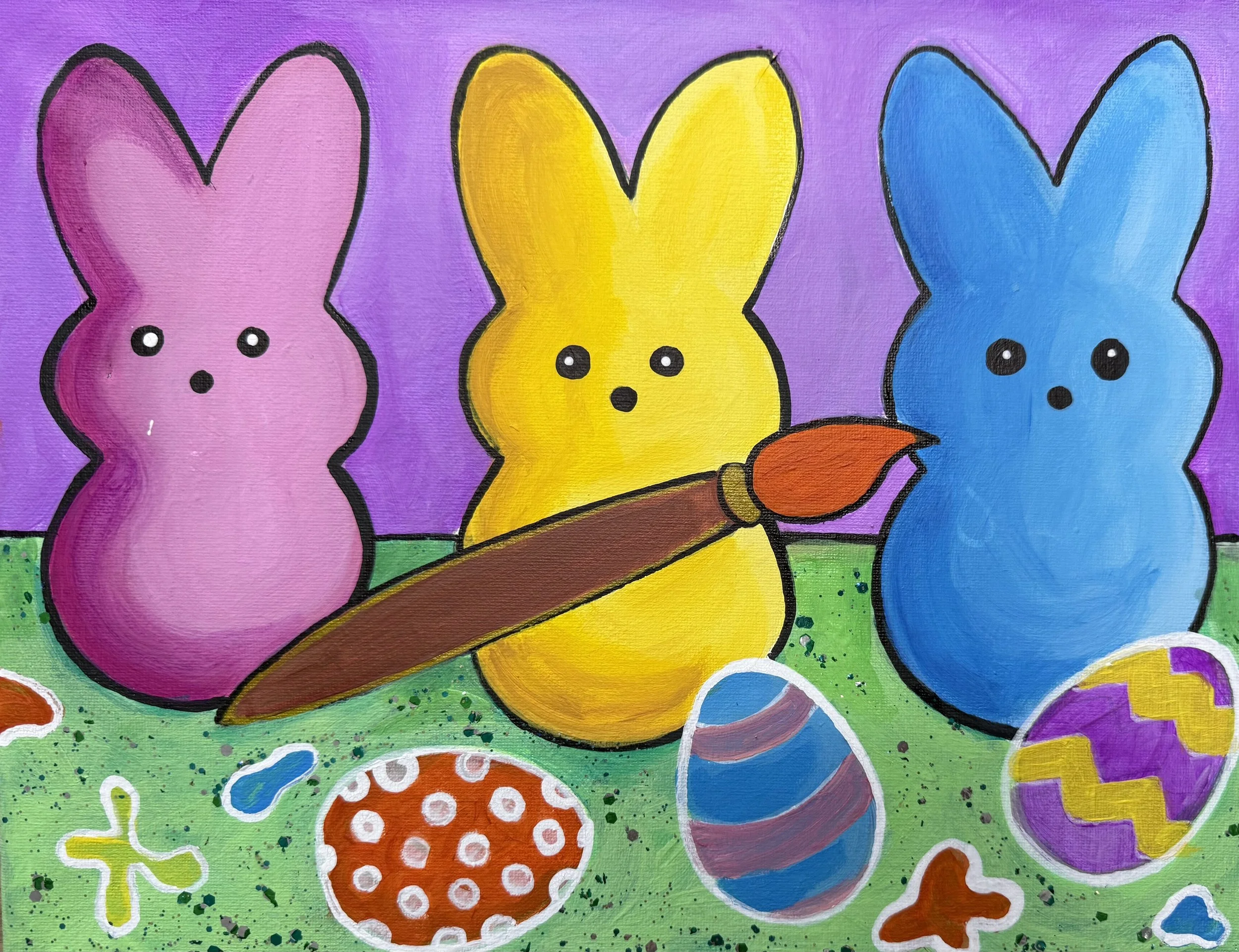 Pizza & Paint Night -  PEEPS ( April 24th)