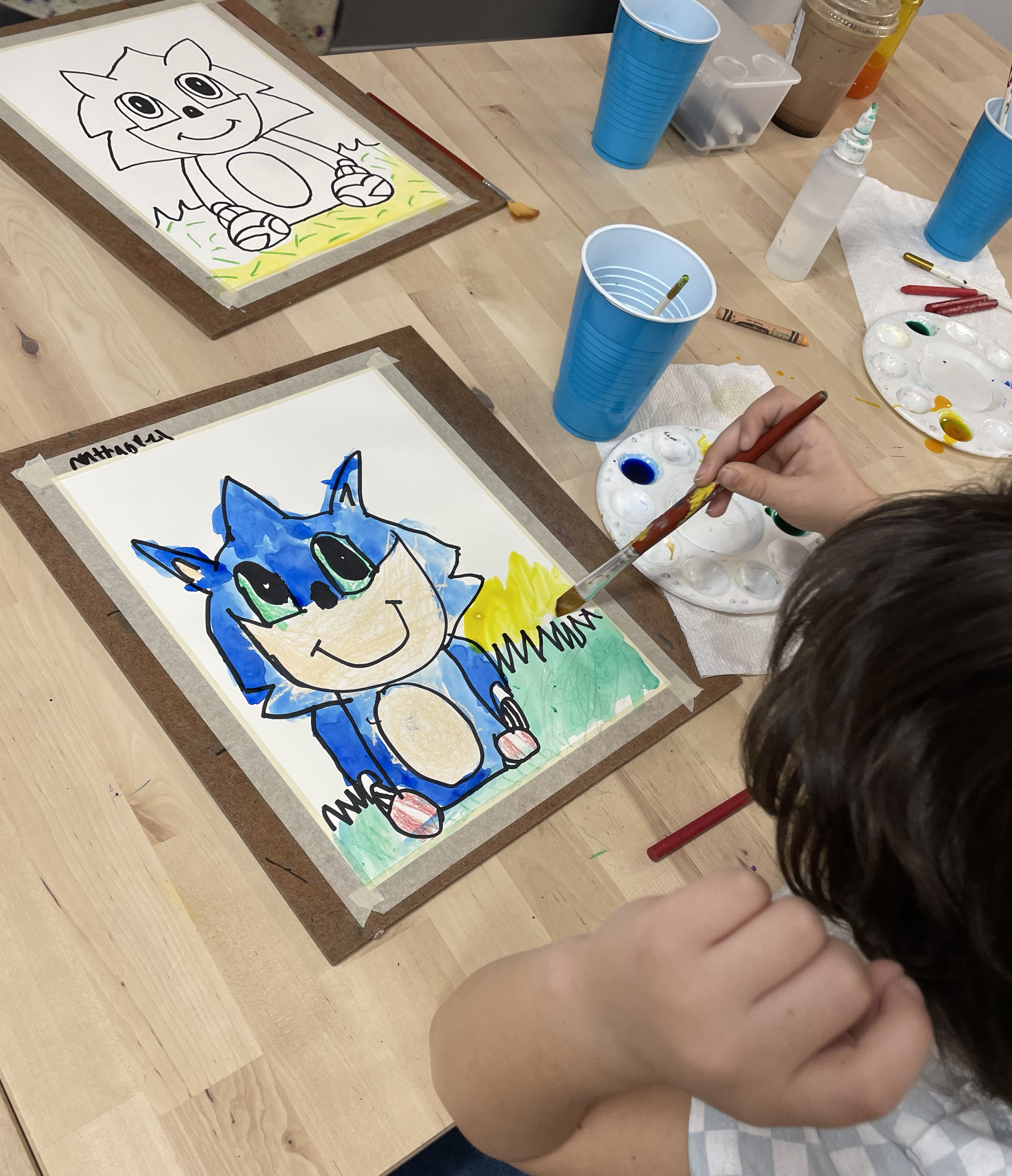 Sonic theme for this 6 year old!