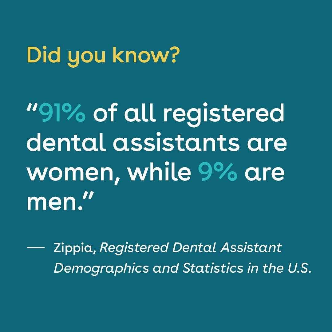 Fun Fact💡 
That&rsquo;s about one in every ten dental assistants&hellip; one of our goals is to help spread the love of the art of dental assisting and bring more gentlemen into our amazing field!
Fall Semester is in session now, however, we are enr