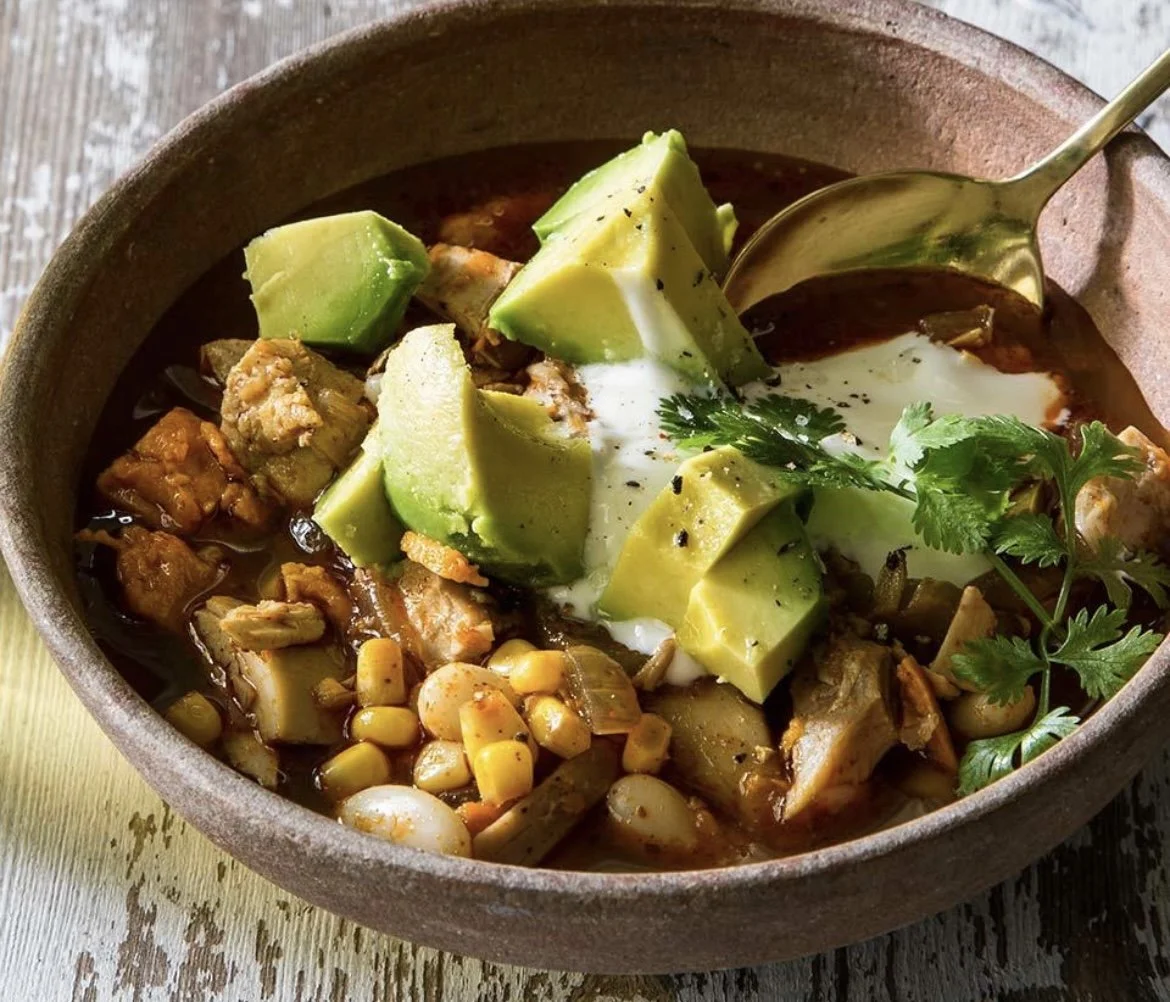 Sweet potato and chicken chili