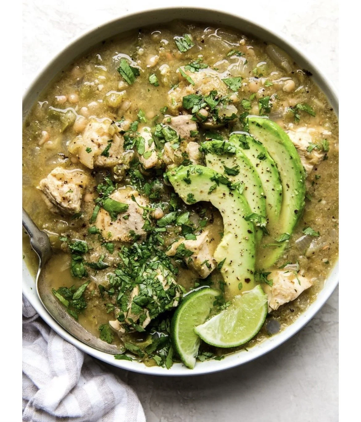 Green Chicken Chili Soup&nbsp;