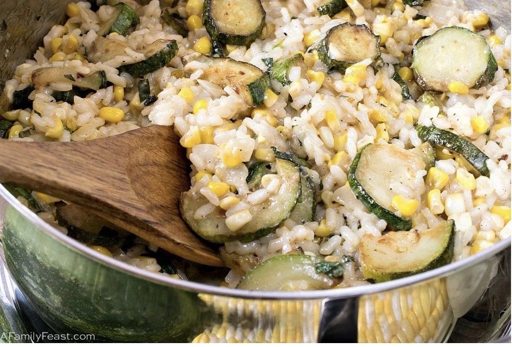 Summer Risotto with Corn and Zucchini