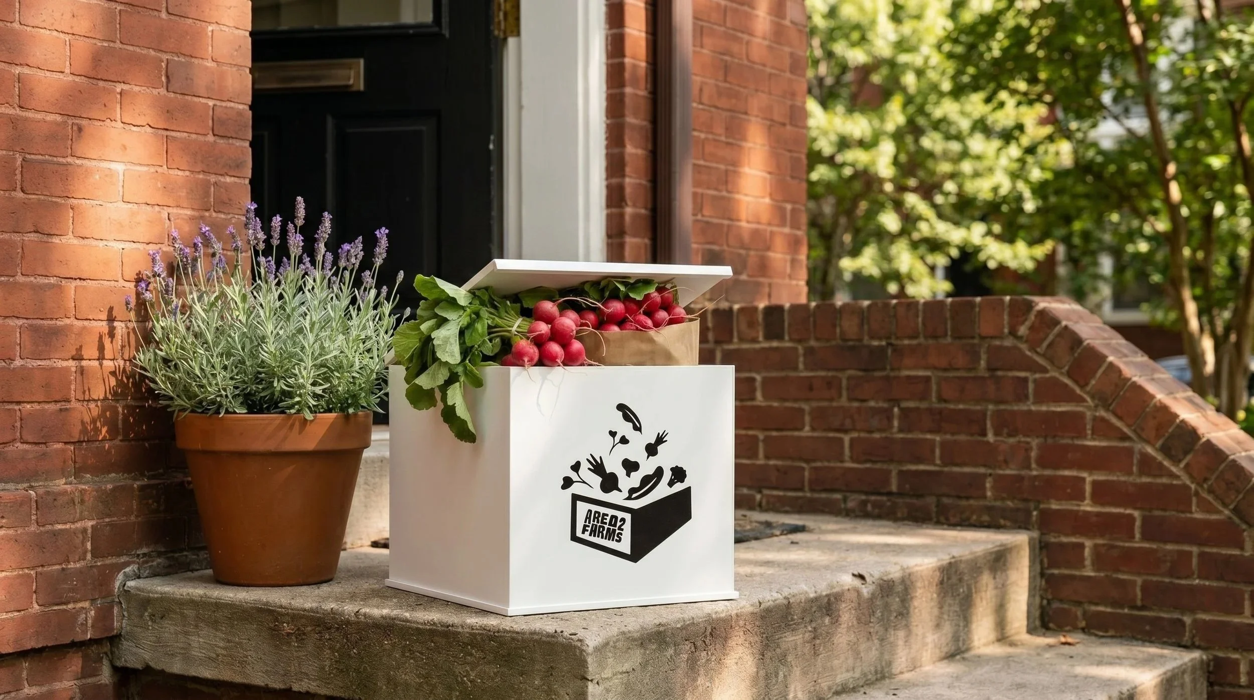 Area 2 Farms insulated porch box.