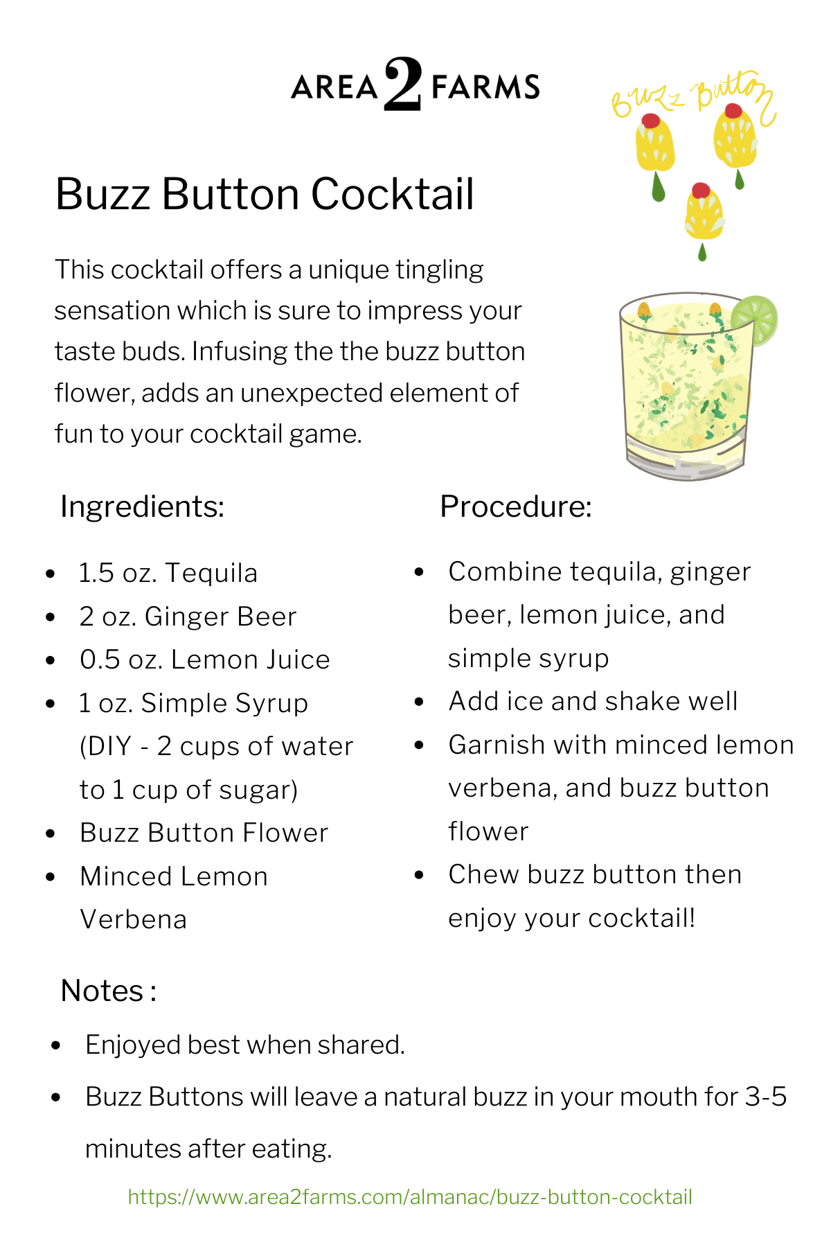 Buzz Button Tea Nature's Pop Rocks - Buzz Buttons — Area 2 Farms