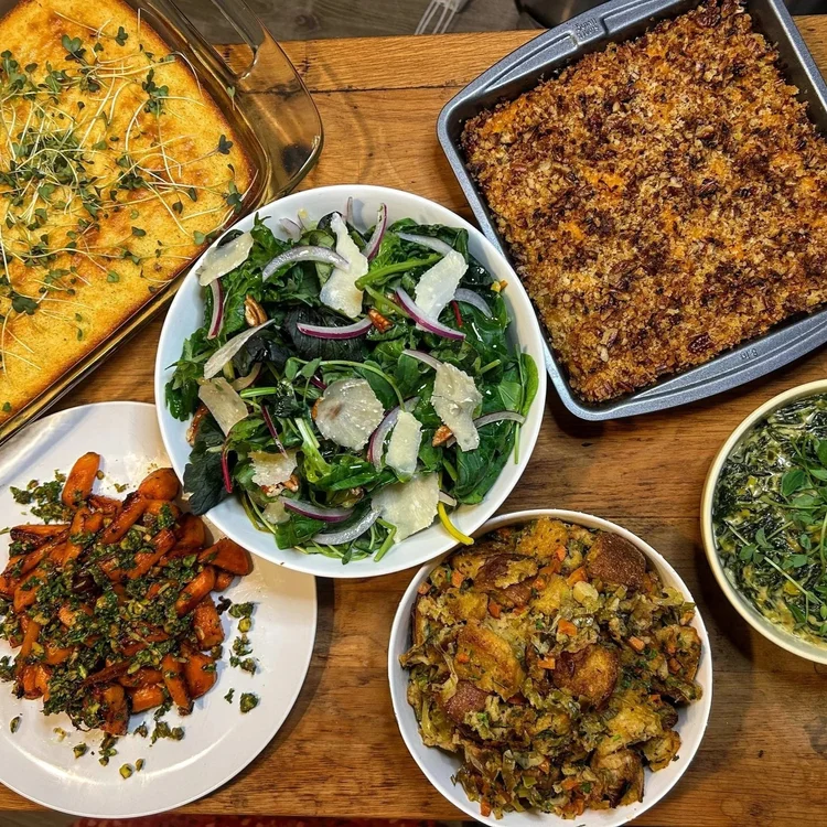 Thanksgiving spread