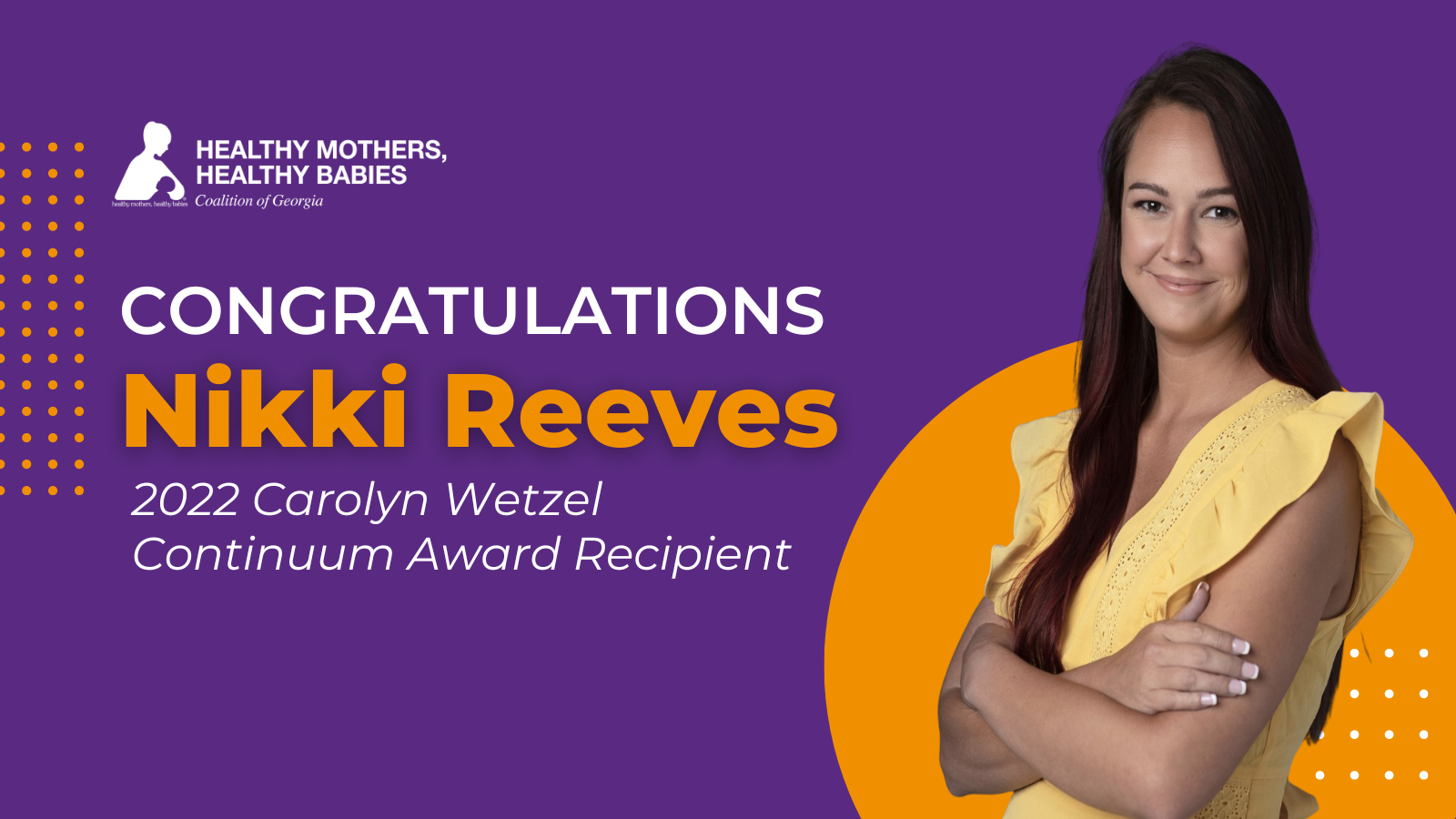 Nikki Reeves Named 2022 Carolyn Wetzel Continuum Award Recipient