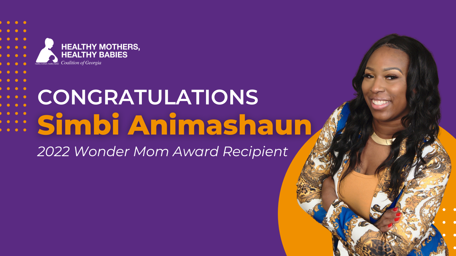 Simbi Animashaun Receives Inaugural Wonder Mom Award
