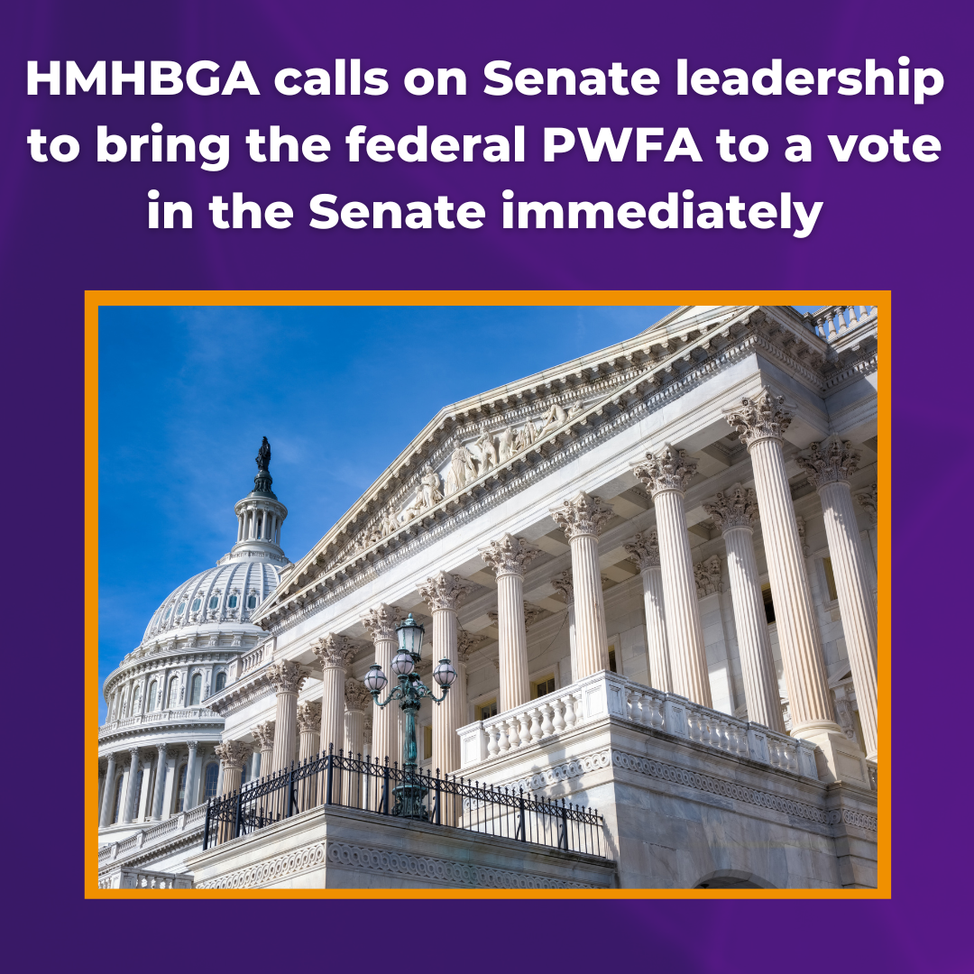 HMHBGA, among dozens of Georgia organizations, call on Senate leadership to bring the federal Pregnant Workers Fairness Act to a vote in the Senate immediately