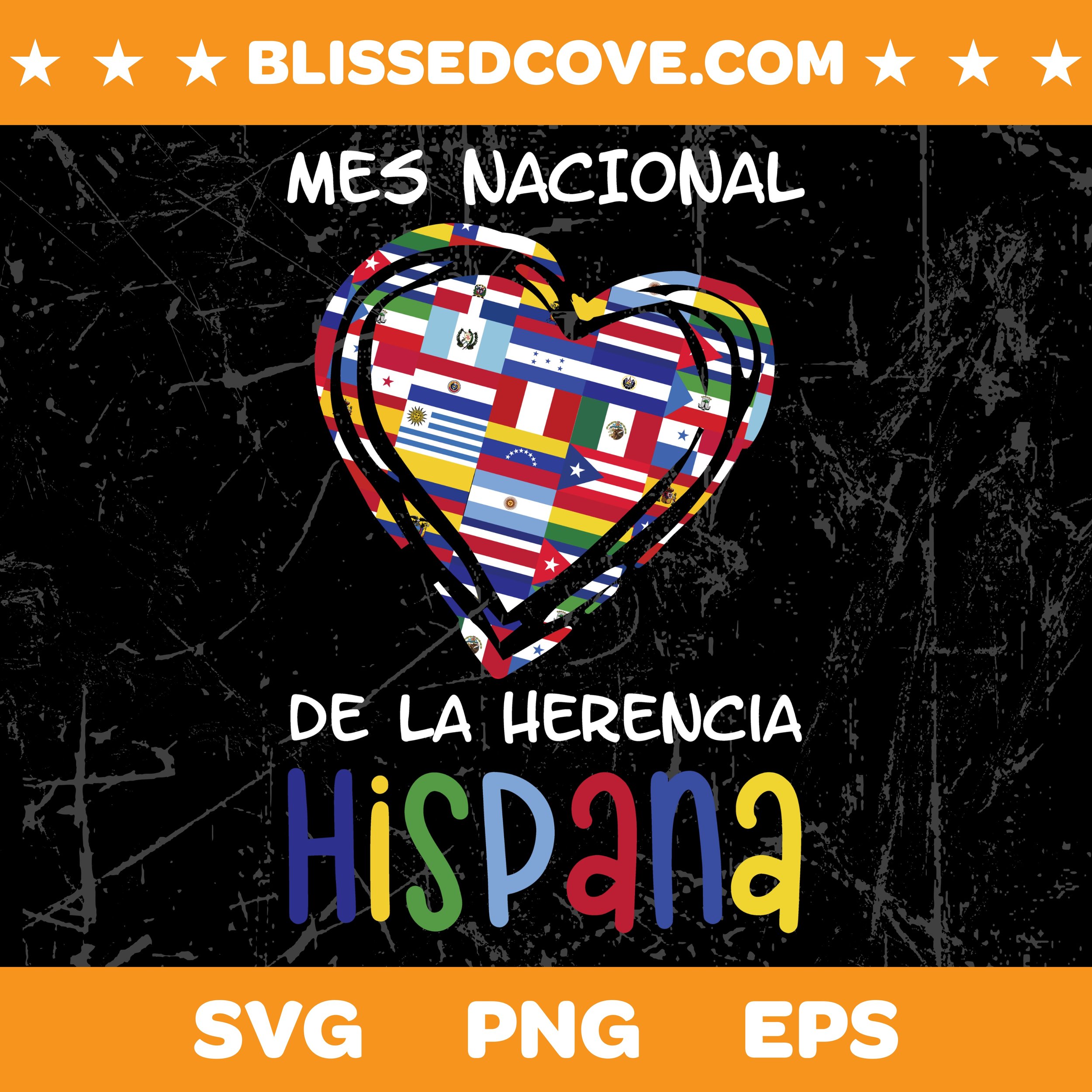 Hispanic Heritage Month Printable Design | Latin American Flags Digital Download | Proud Latino/Latina Celebration Artwork