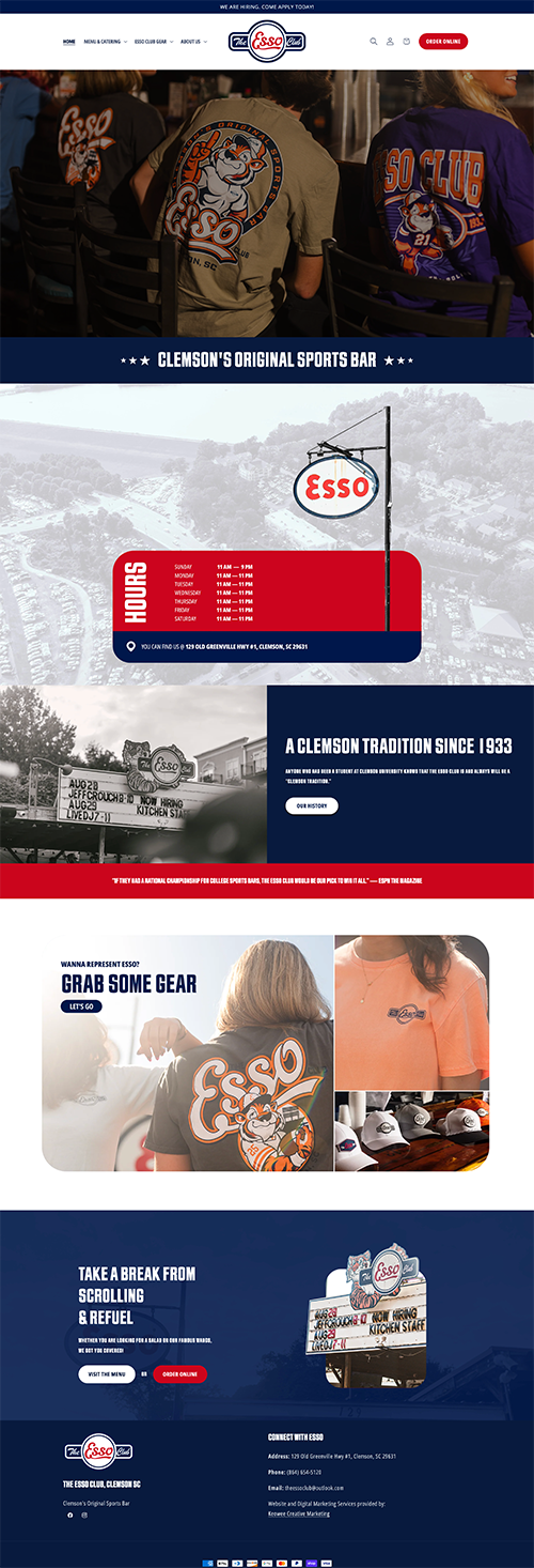 Clemson Website Design