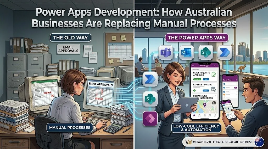 Power Apps Development: How Australian Businesses Are Replacing Manual Processes