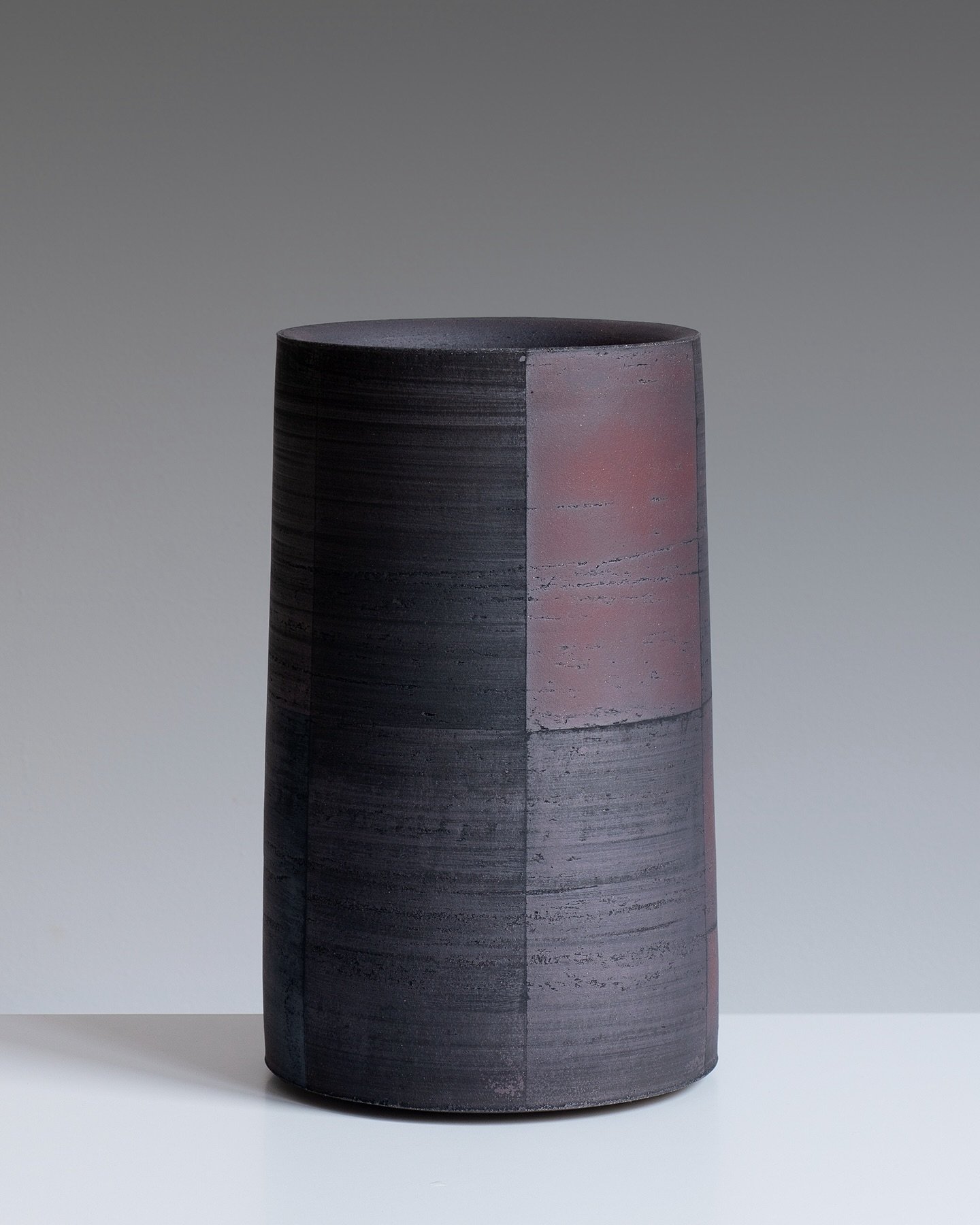 Column Vessel, Chequered

As I type this I&rsquo;m sitting with the kiln as it nears top temperature on a glaze programme. Amongst some other bits and pieces a commission sits within and I&rsquo;m feeling just a tad anxious that it will fire ok. One 