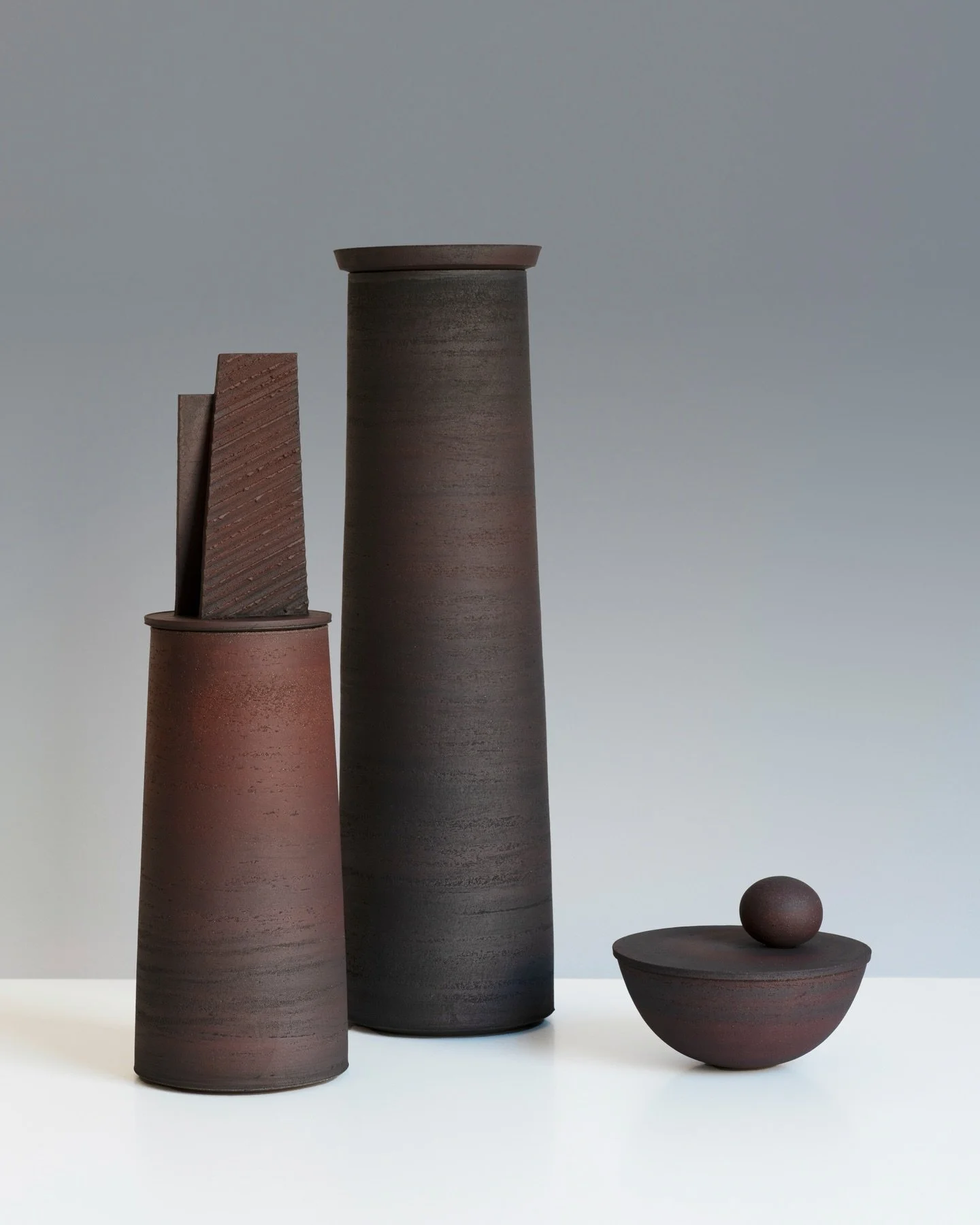 Trio of Lidded Vessels

Last Saturday saw the launch of Shared Material, a new exhibition at the @andgallery_ in Edinburgh. I&rsquo;m delighted to have the above three pieces included in the show and to be showing alongside some incredible makers.

I