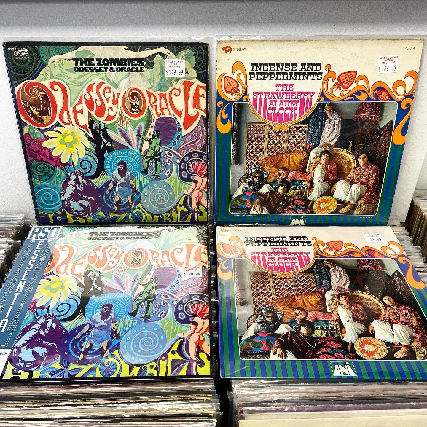 Whether it&rsquo;s original pressings of psych-essentials or color reissues, we got it all! In limited quantities, of course.

Incense and Peppermints is pink

Odyssey and Oracle is marble teal

#vinylrecords #vinylcollector #mayvinylchallenge #recor