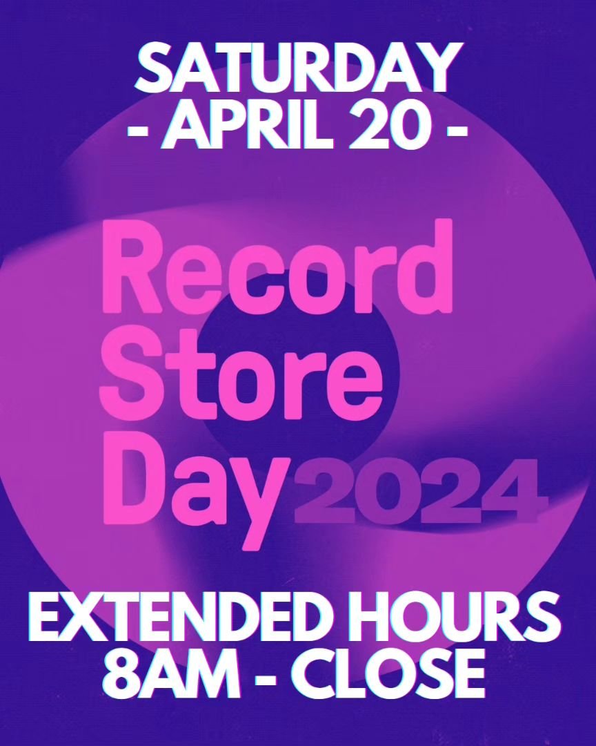 WE OPEN TOMORROW AT 8AM! 
And we are having a storewide sale! 

10% OFF ALL WALL AND RARE TITLES!
20% OFF ALL REGULARLY PRICED LP'S, NEW AND USED!
50% OFF CD's, 45's AND 12&quot; SINGLES!
50% OFF ALL LP's $5 AND UNDER!
RSD titles are excluded from th
