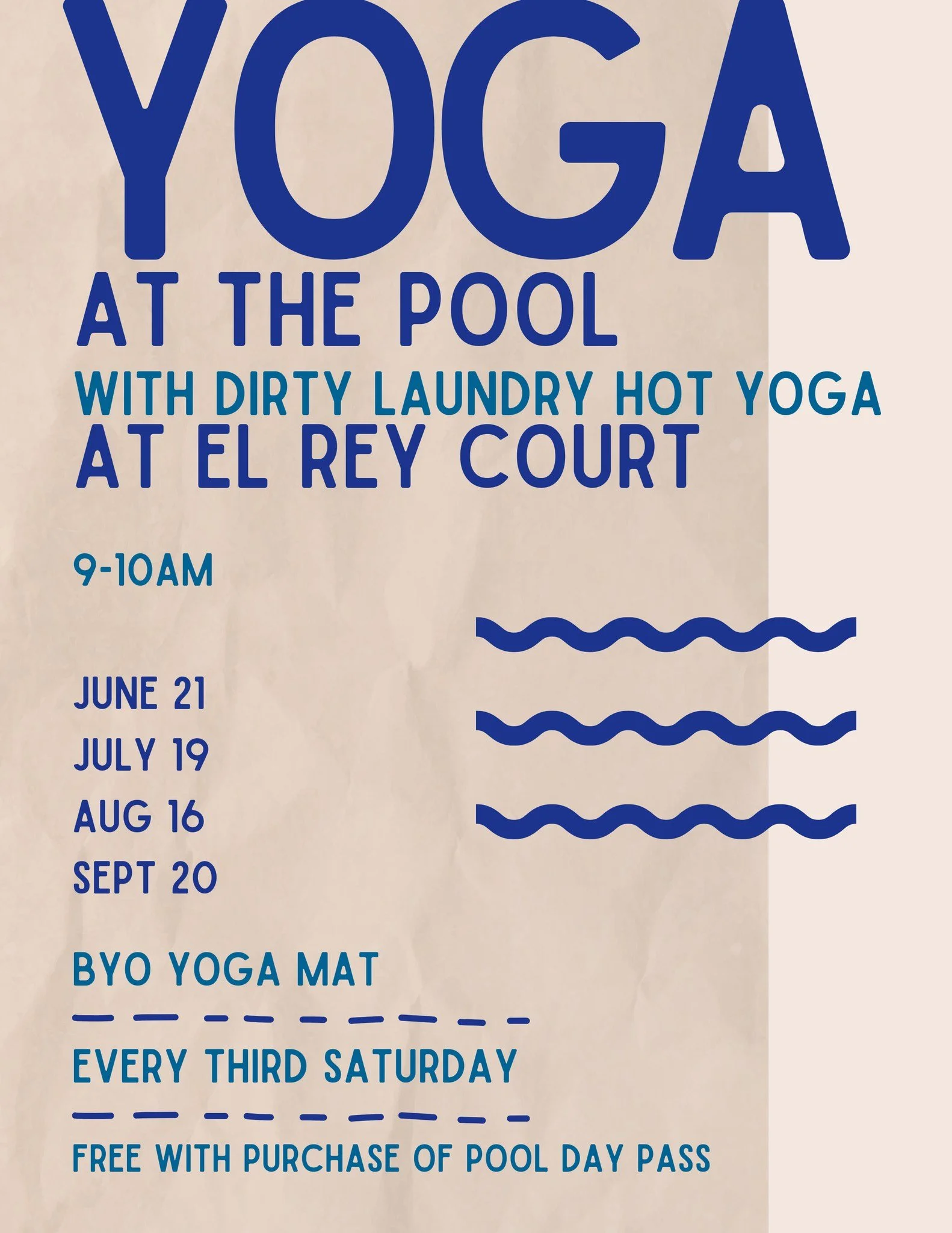 Yoga by the Pool