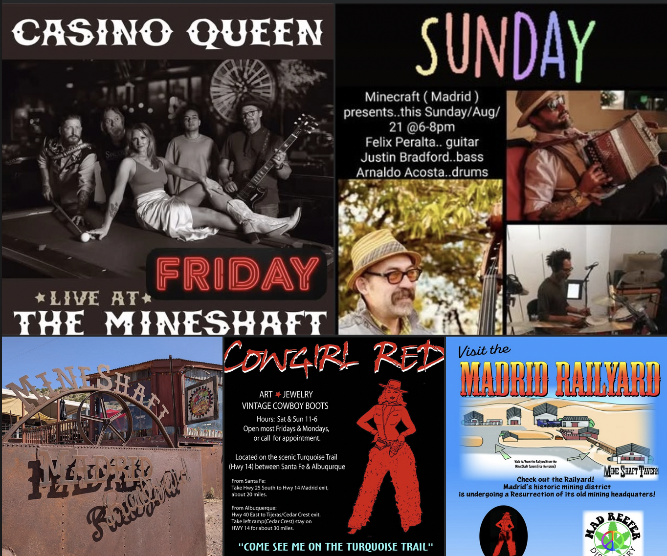 This Weekend at The Mine Shaft Tavern