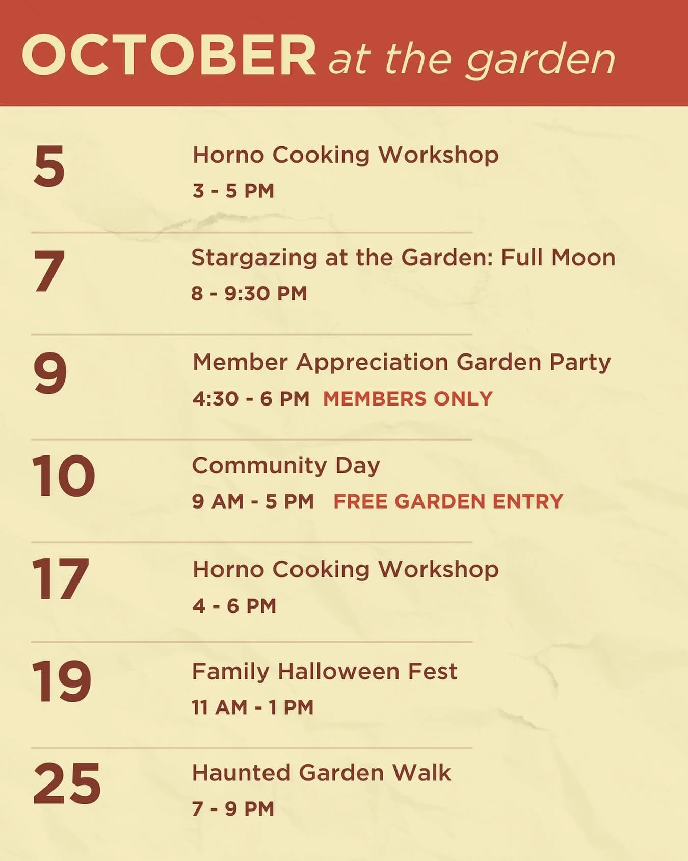 October in the Garden