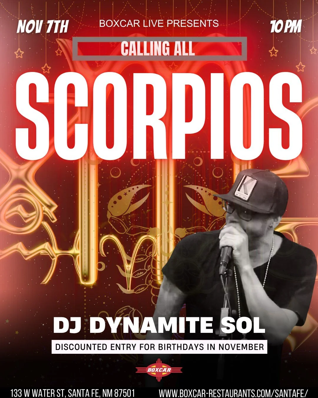 Scorpio Season Dance Party 