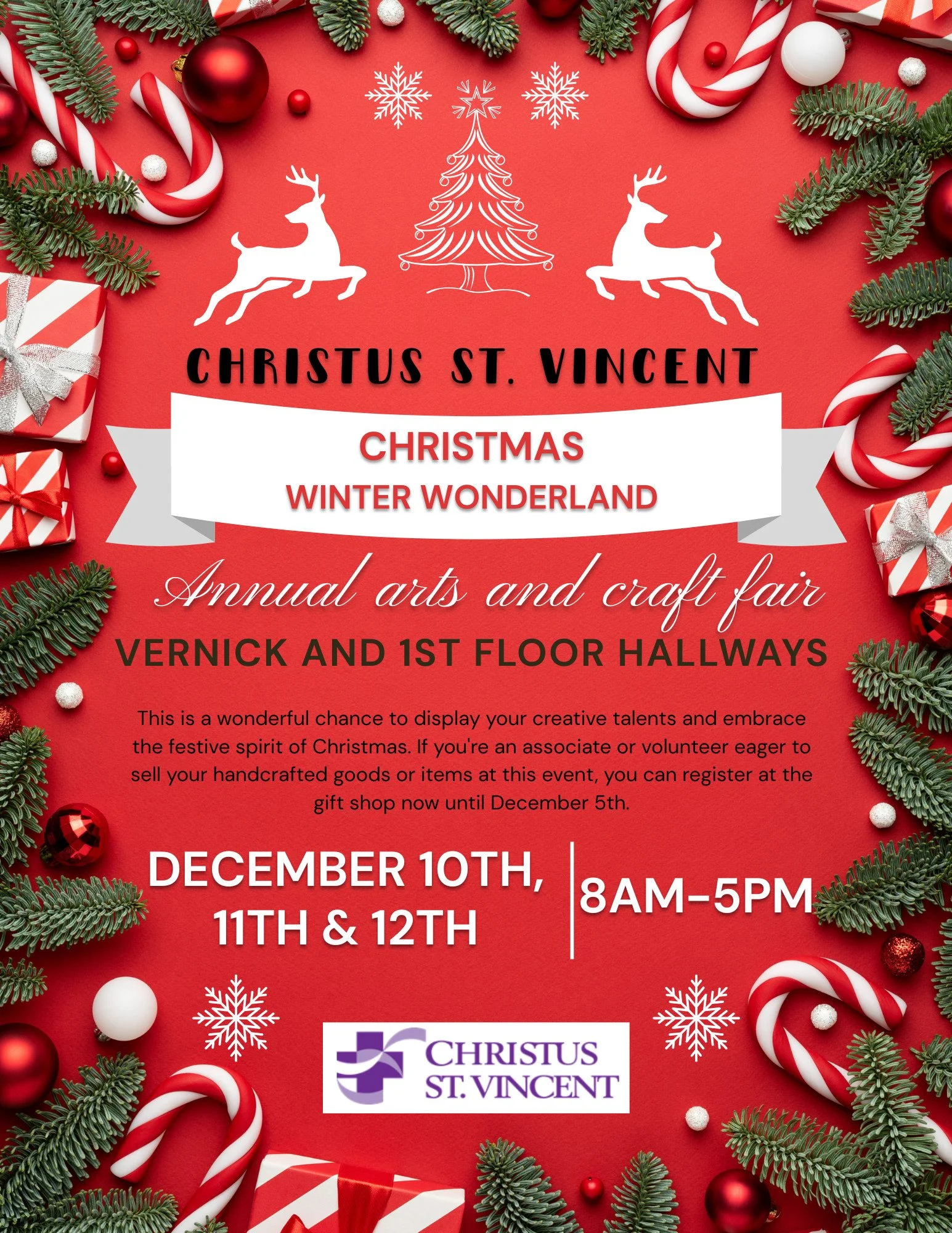 Christus St. Vincent Annual Arts & Crafts Fair 