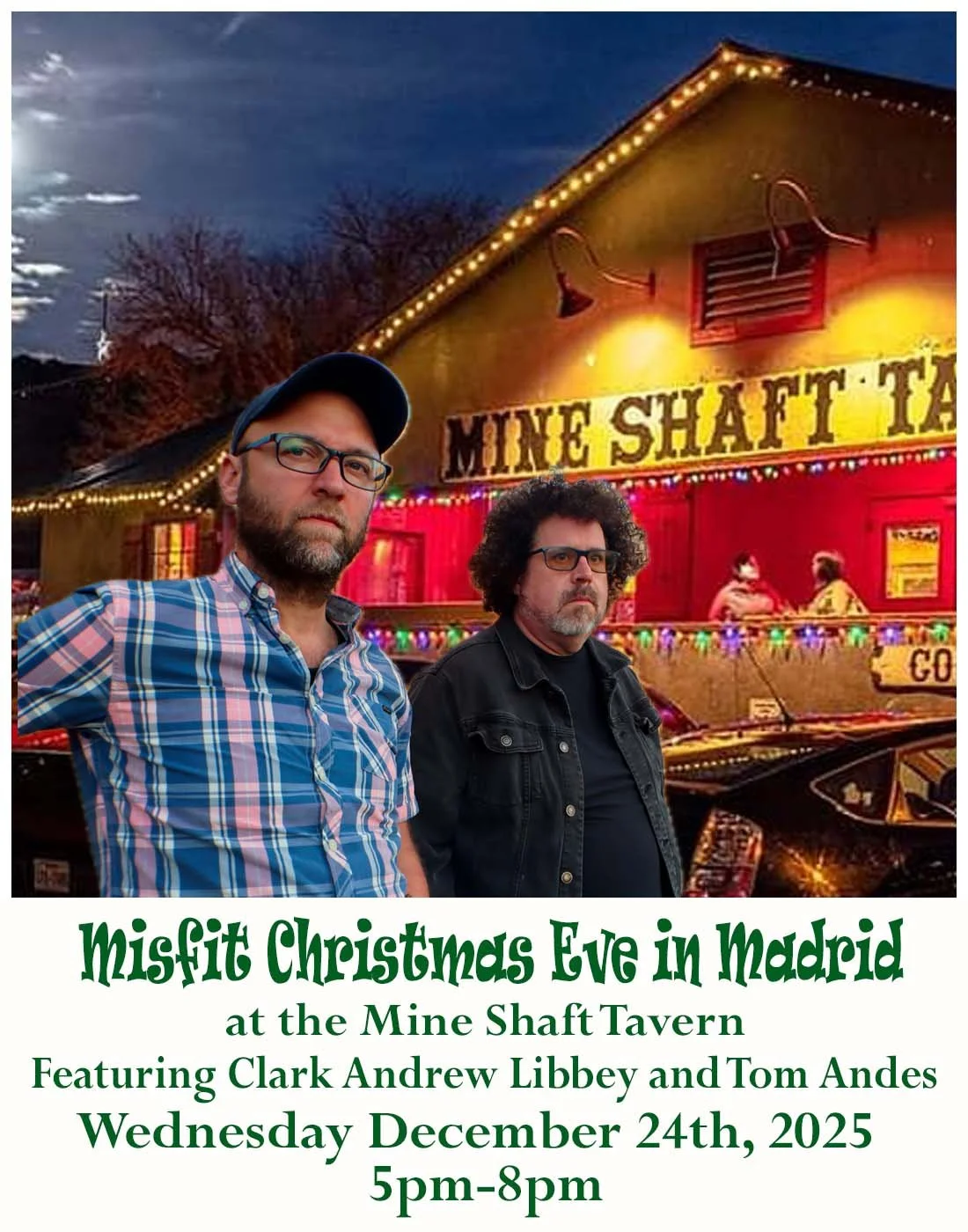 Misfit Christmas at Mine Shaft Tavern 