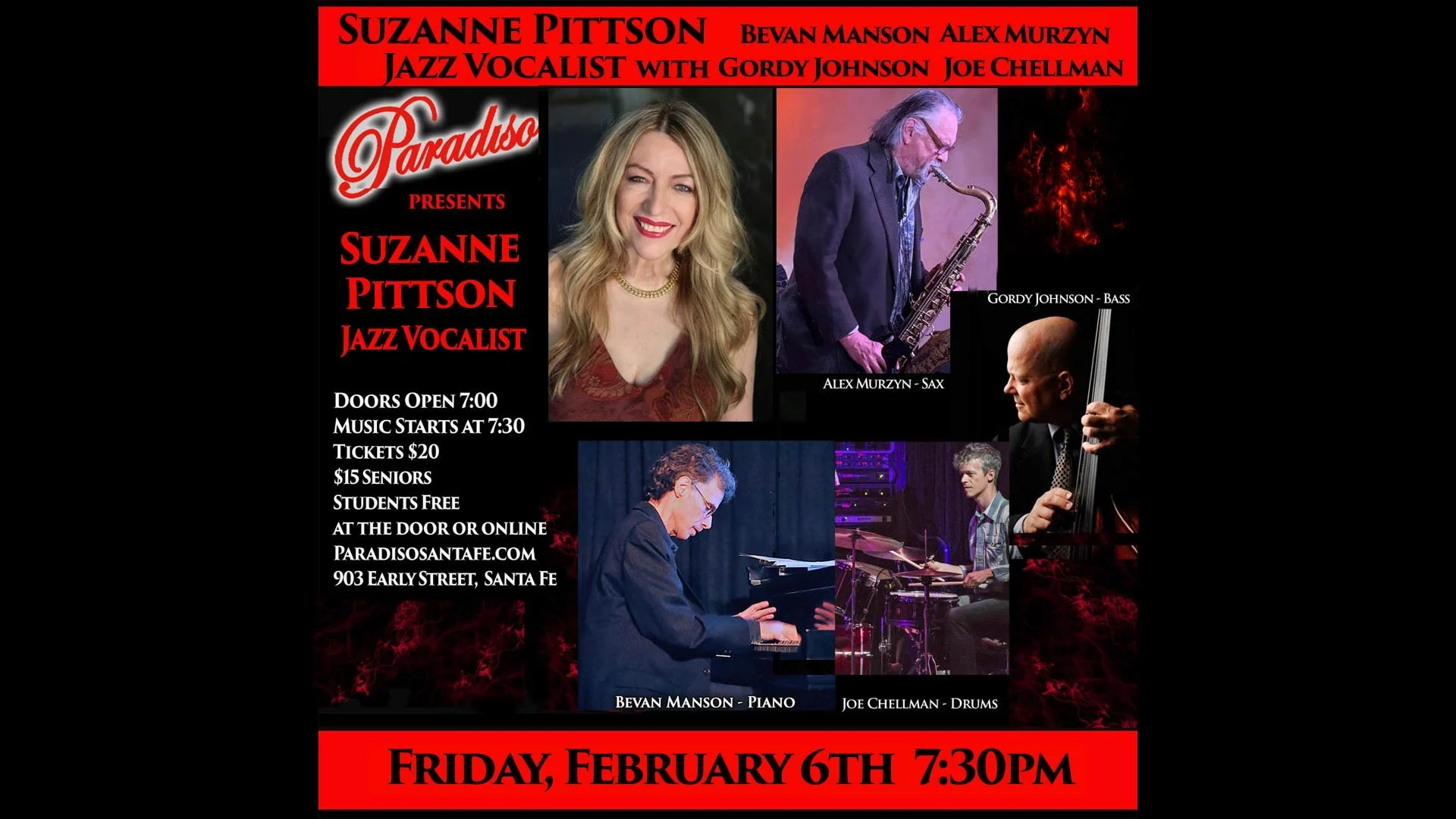 Paradiso Prsents Suzanne Pittson 