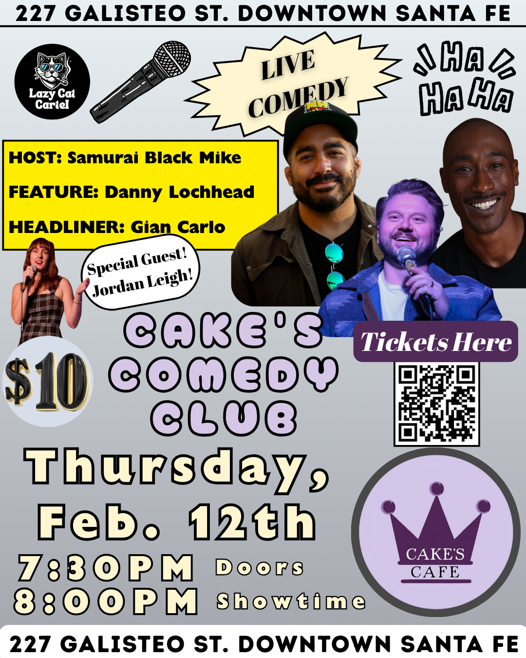 Cake's Cafe Comedy Corner 