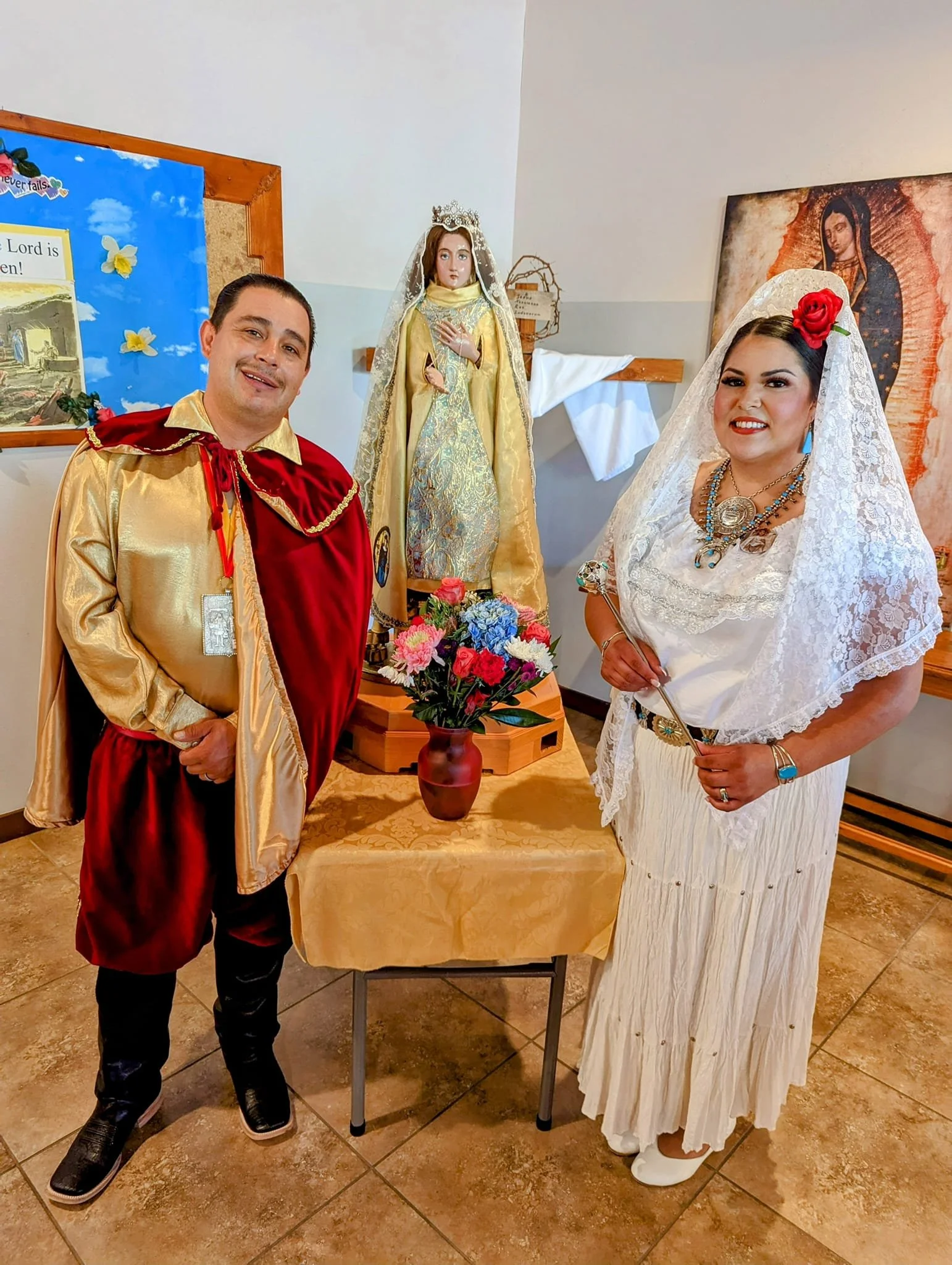 Santa Fe Fiesta Visits San Isidro Parish