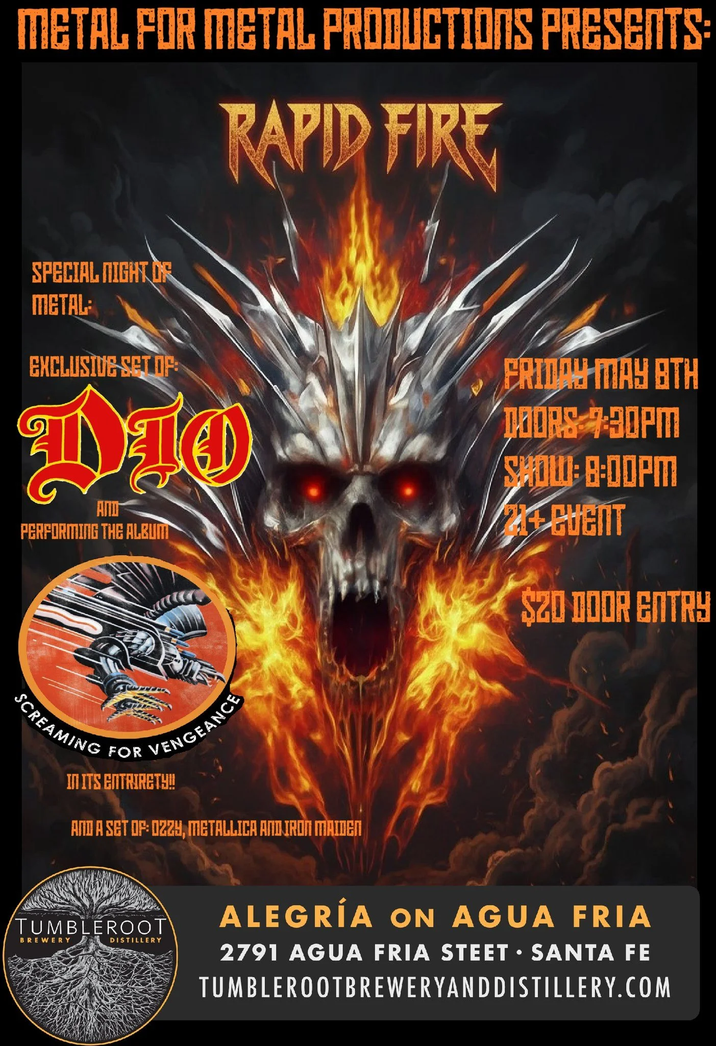 Rapid Fire: Tribute to 80’s Metal Bands 