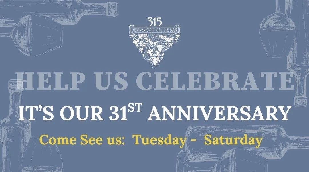 315 is Celebrating their Dirty 31st Birthday 