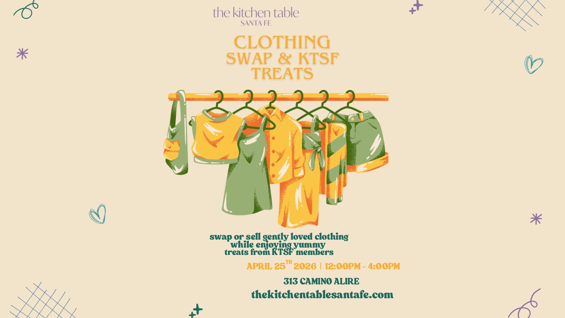 Clothing Swap and KTSF Treats 