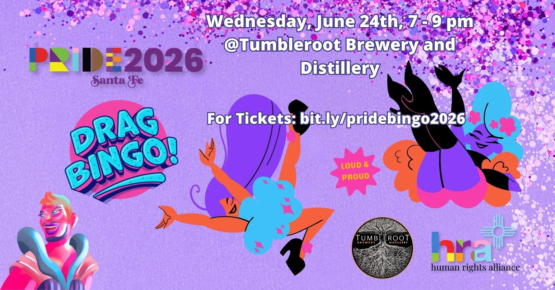 PRIDE Drag Bingo