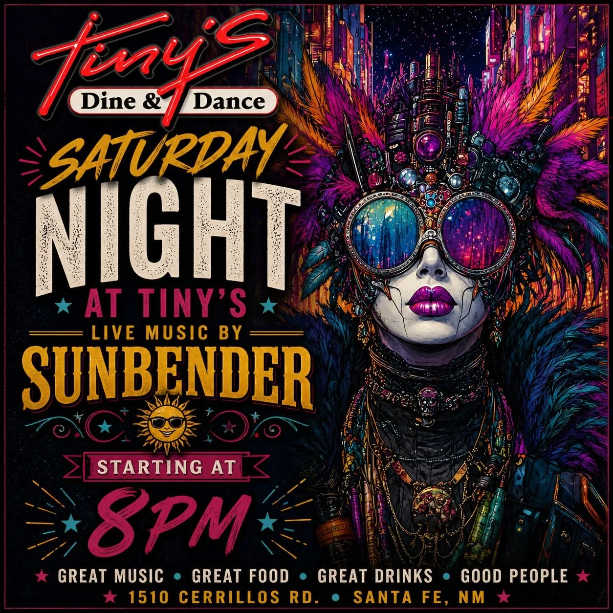 Sunbender at Tiny's 