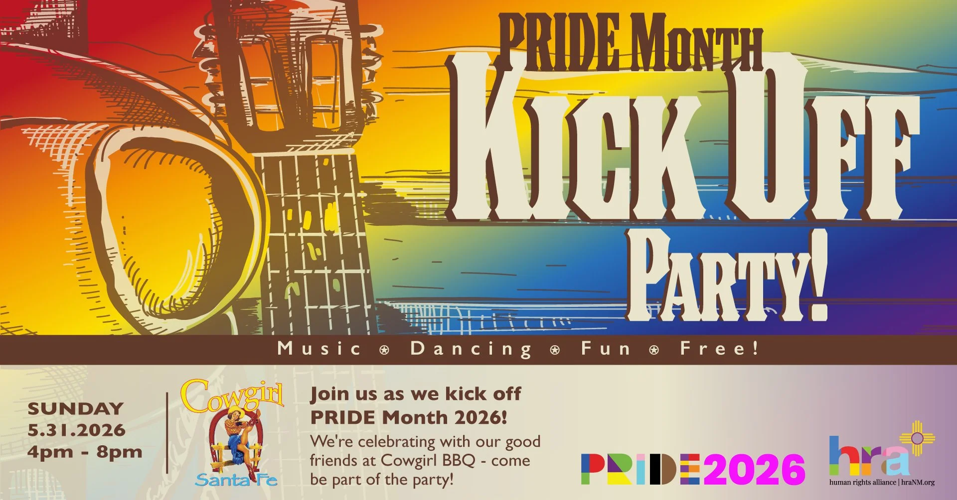 PRIDE Month Kick Off Party