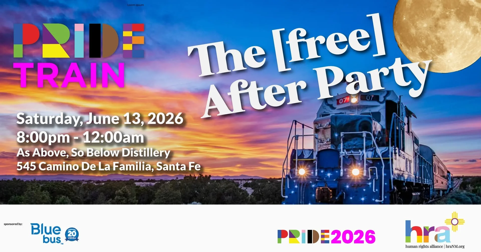PRIDE Train ( Free) After Party 