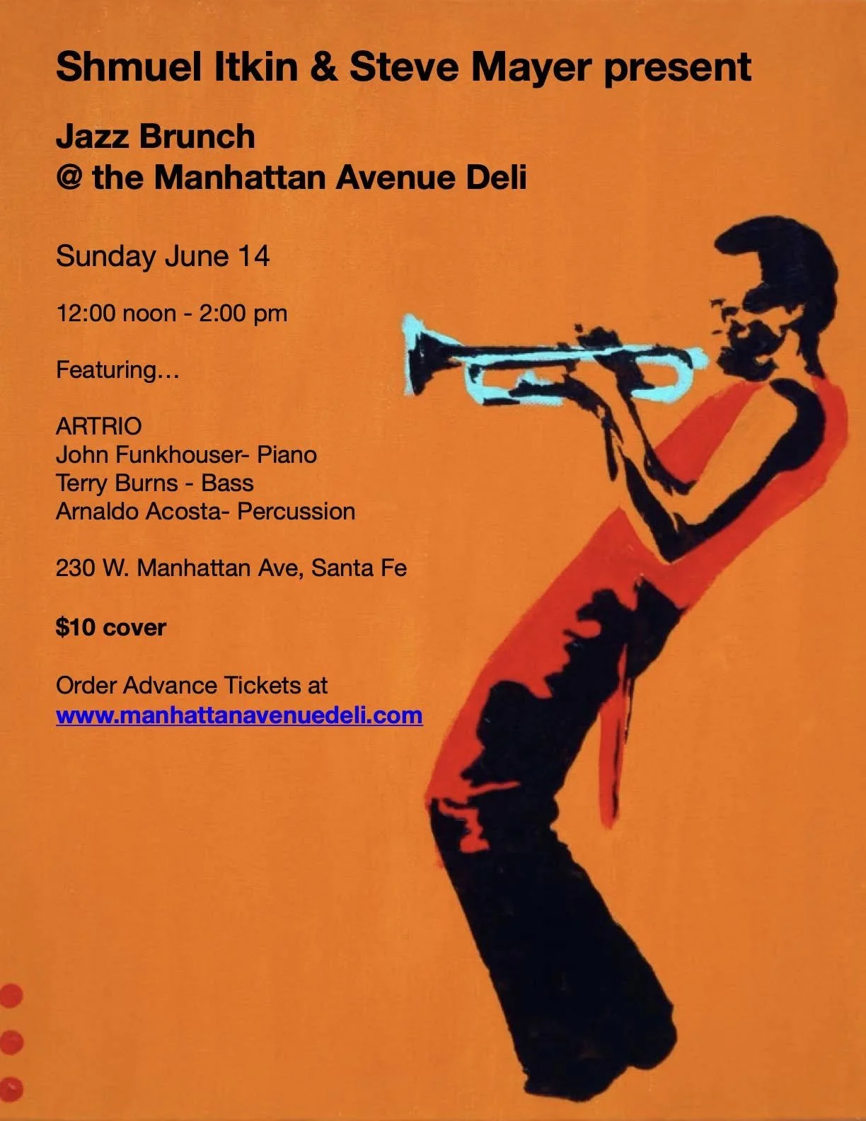 Sunday Jazz Brunch at Manhattan Avenue Deli
