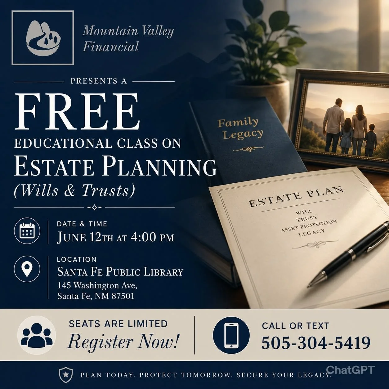 Free Educational Class: Wills and Trust 