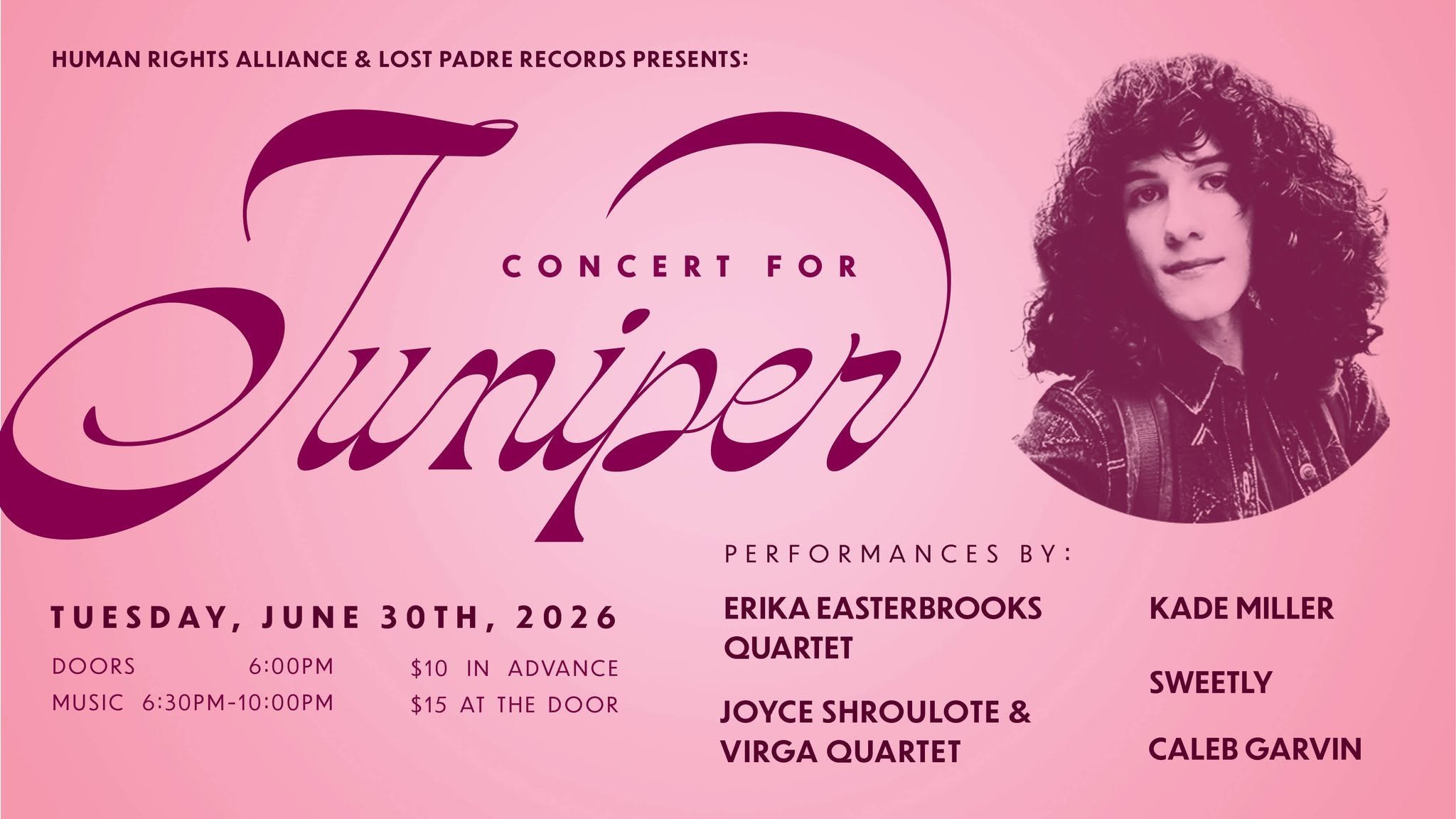 Concert for Juniper 