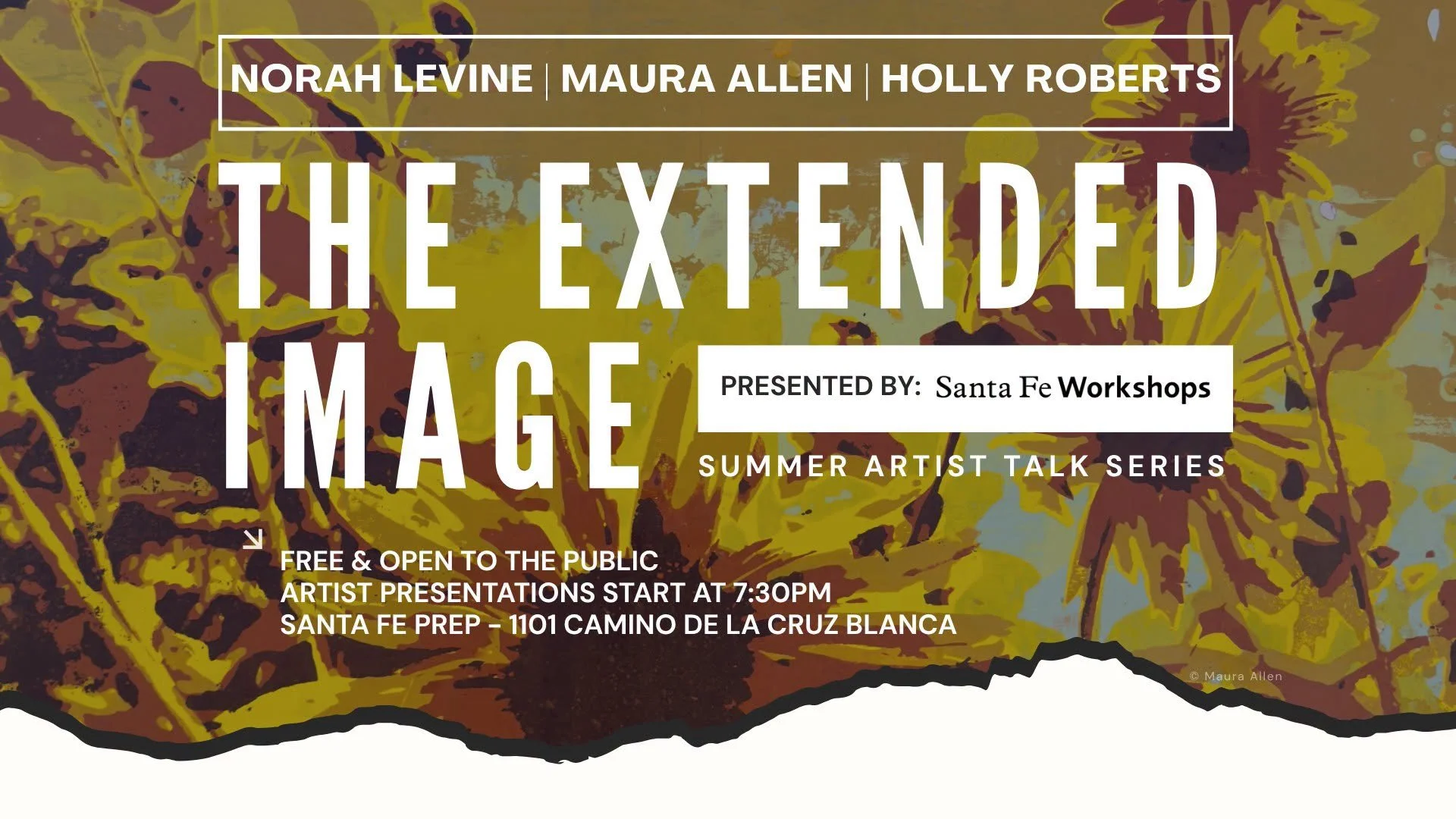 The Extended Image - Artist Talk Series 