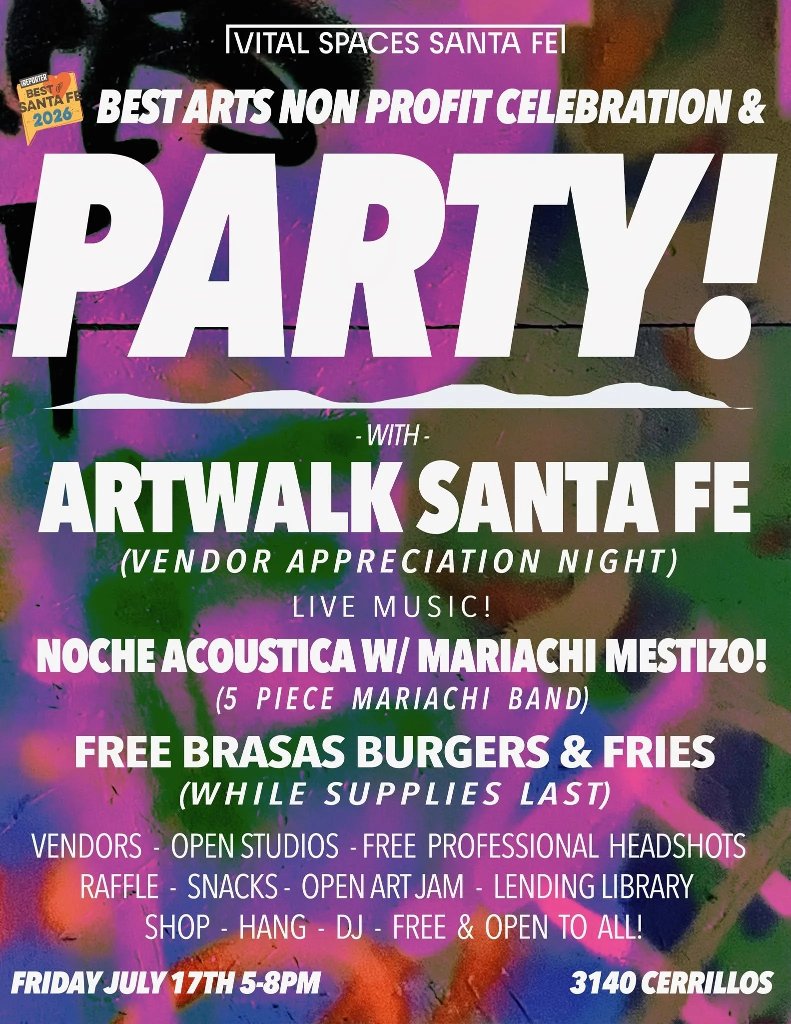 Vital Spaces ARTWalk VENDOR APPRECIATION 